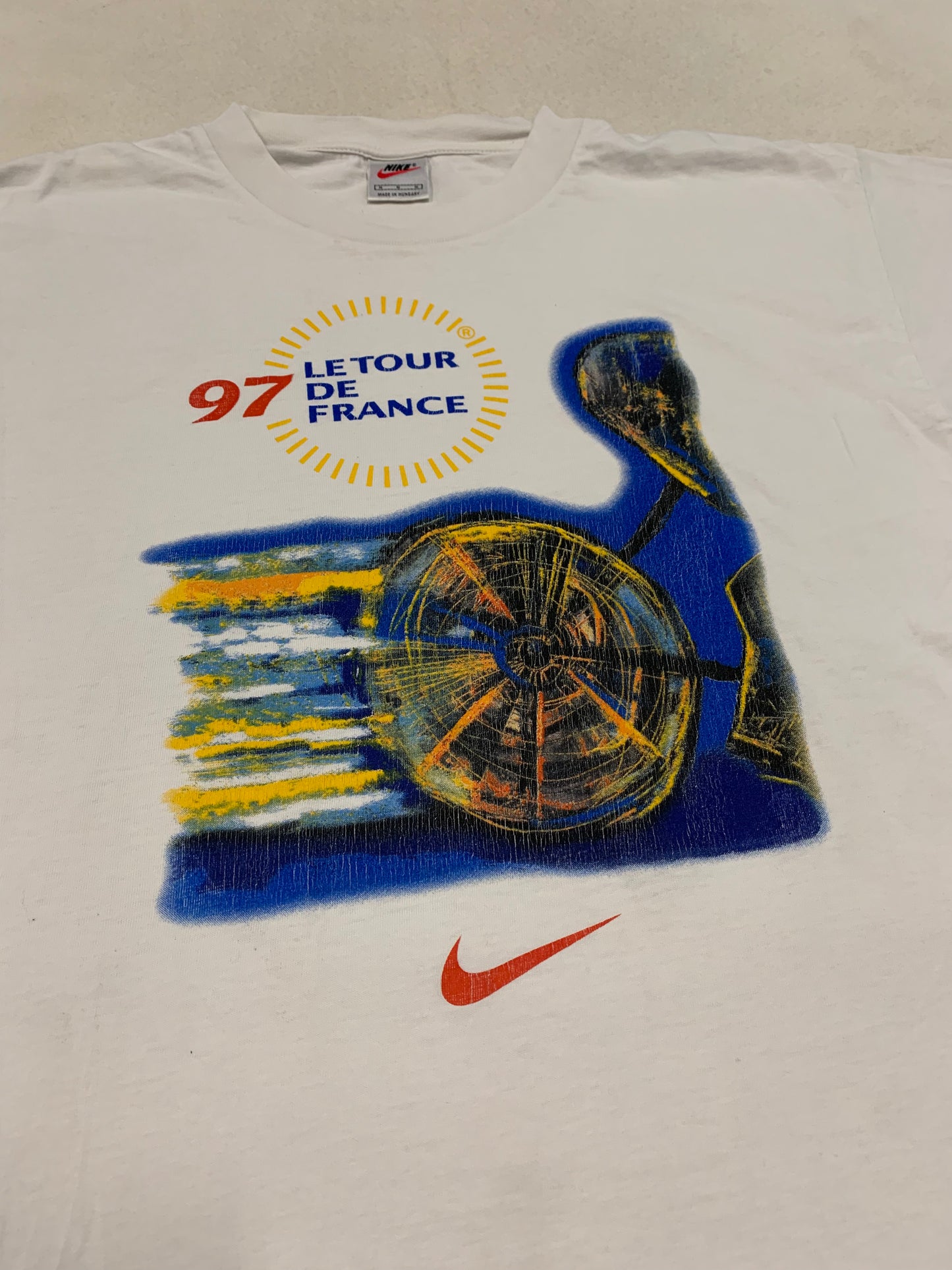Camiseta Vintage Nike 1997 Tour France - L