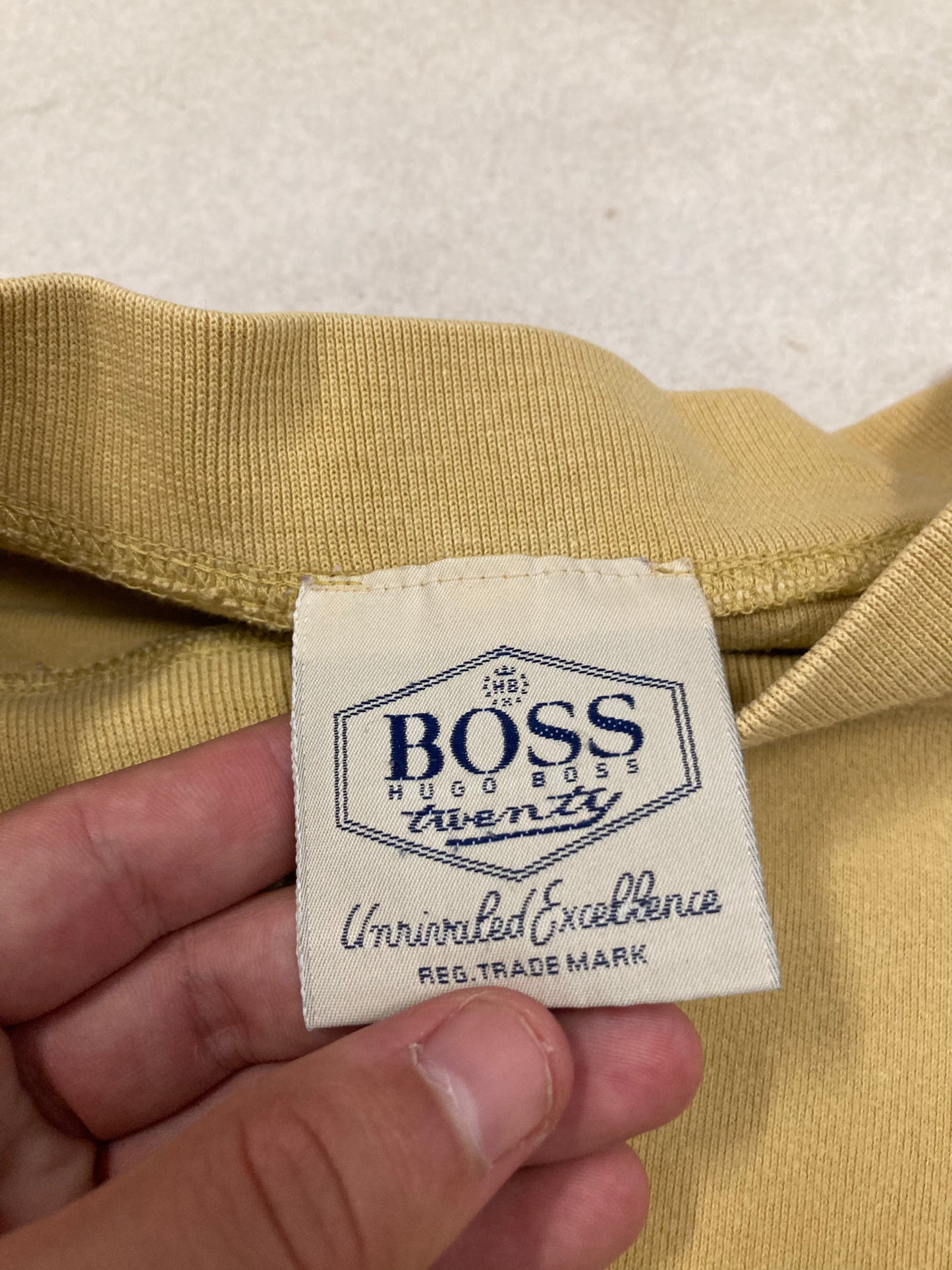 Sudadera Hugo Boss Premium ‘Logo Embroidered’ 90s Vintage - M
