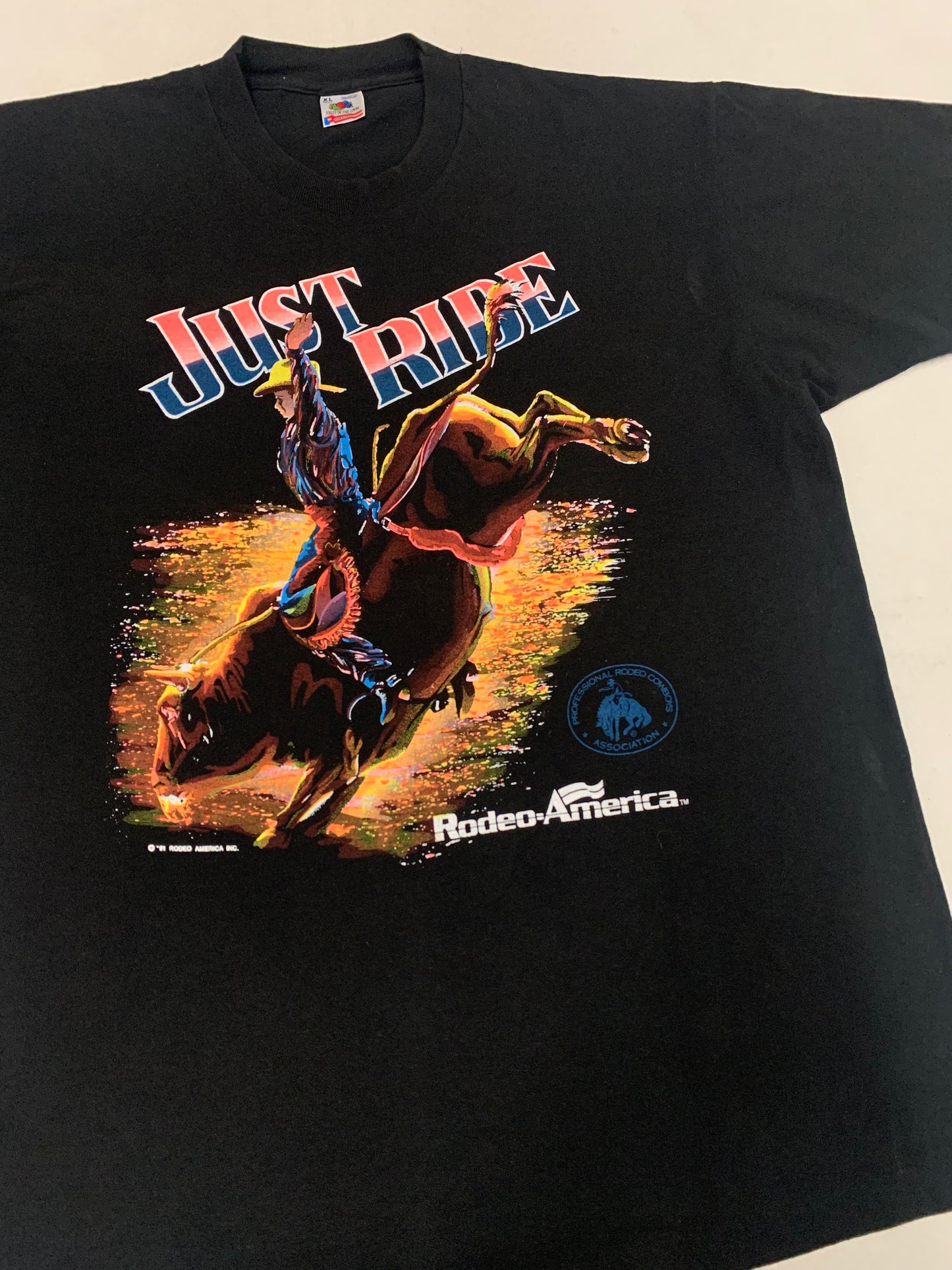 Camiseta Vintage Rodeo Of America 1991 - Xl