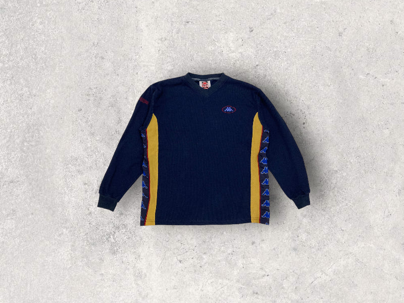 Sudadera Kappa 90s ‘All Embroidered’ Vintage - M