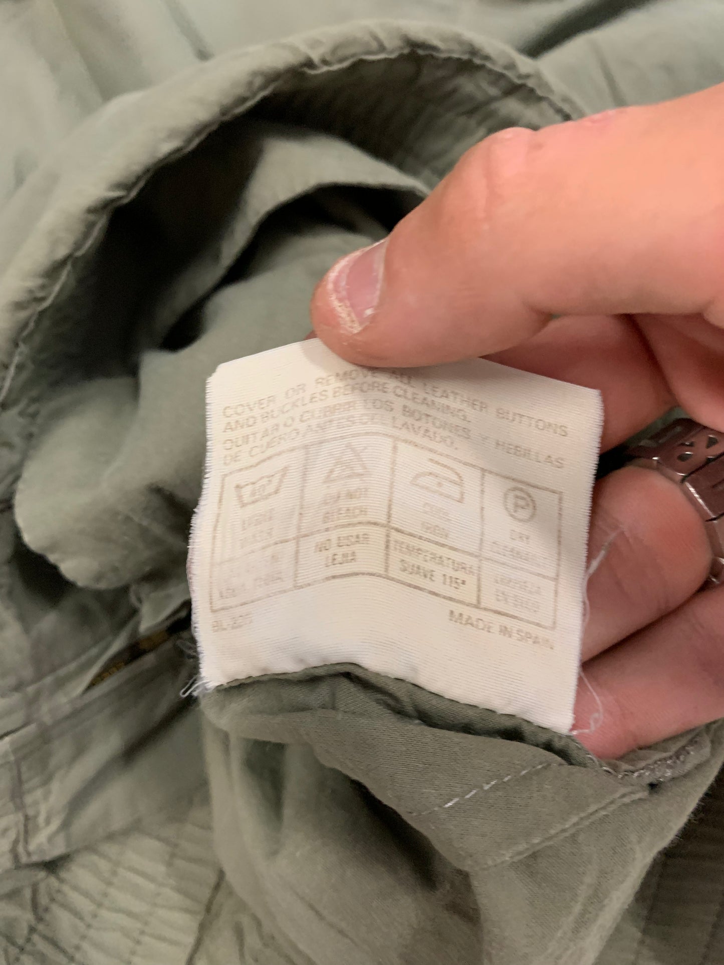 Chaqueta Vintage Burberry Cargo Aviator - M