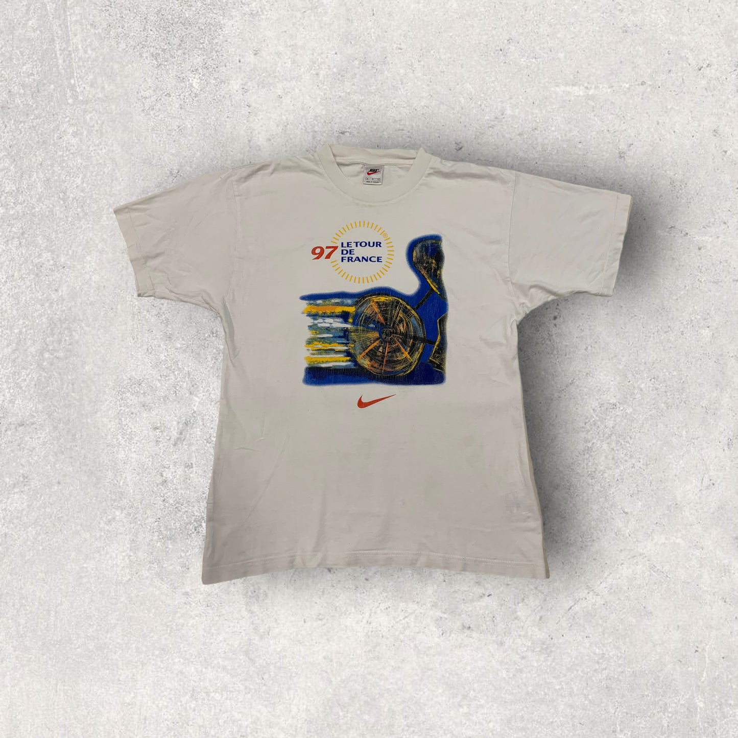 Camiseta Vintage Nike 1997 Tour France - L