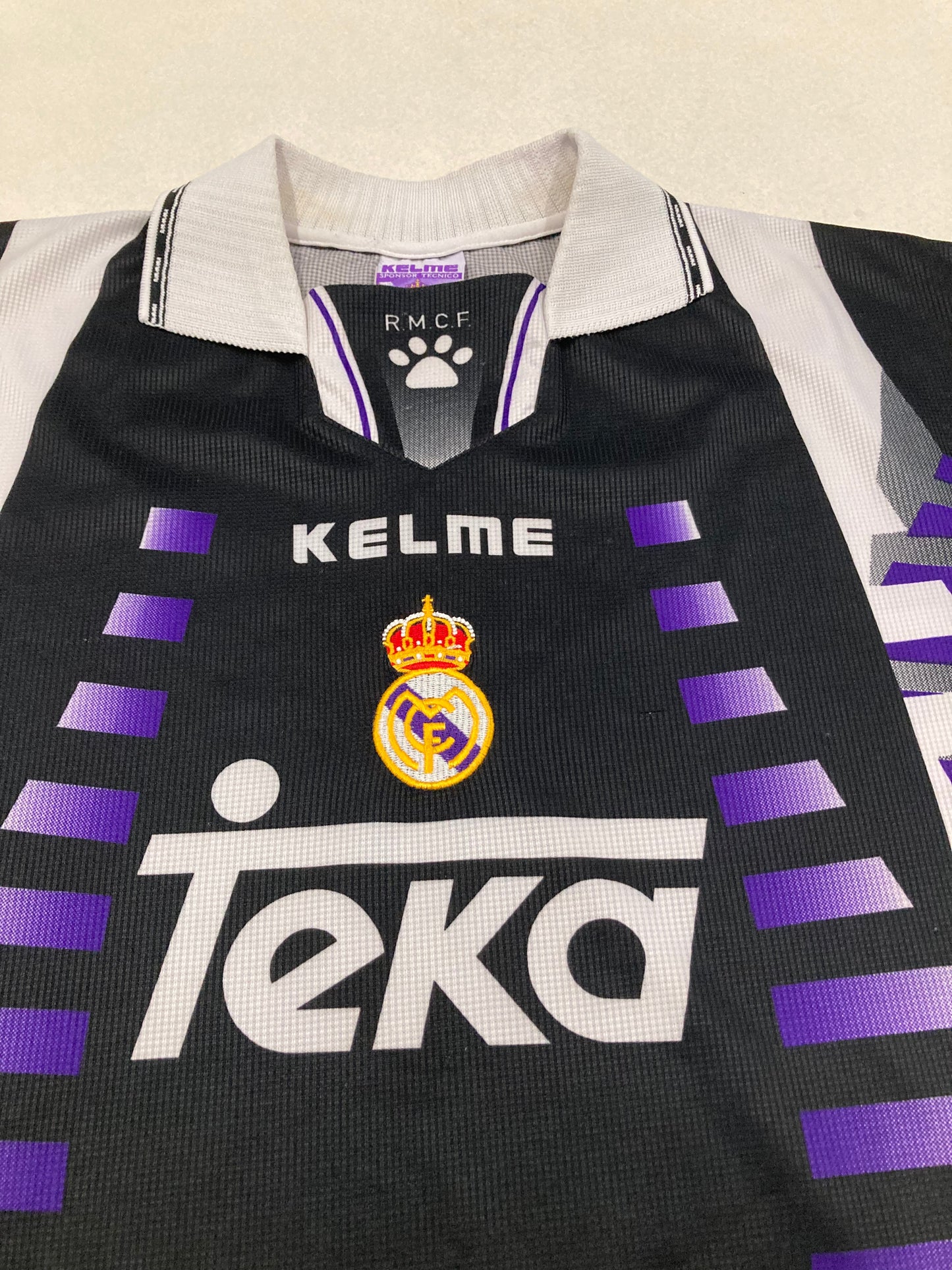 Camiseta Kelme Real Madrid 3 Equipación 97-98 Vintage - L
