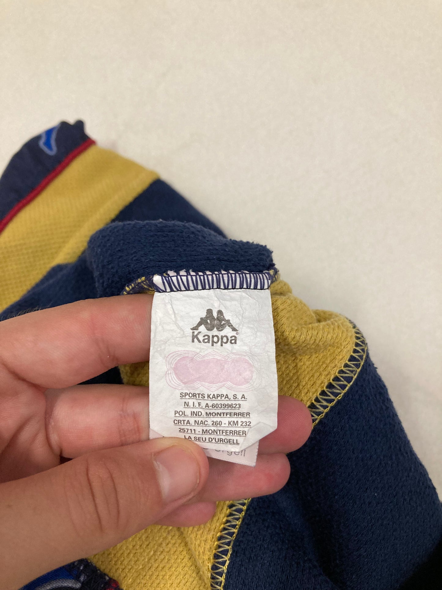 Sudadera Kappa 90s ‘All Embroidered’ Vintage - M