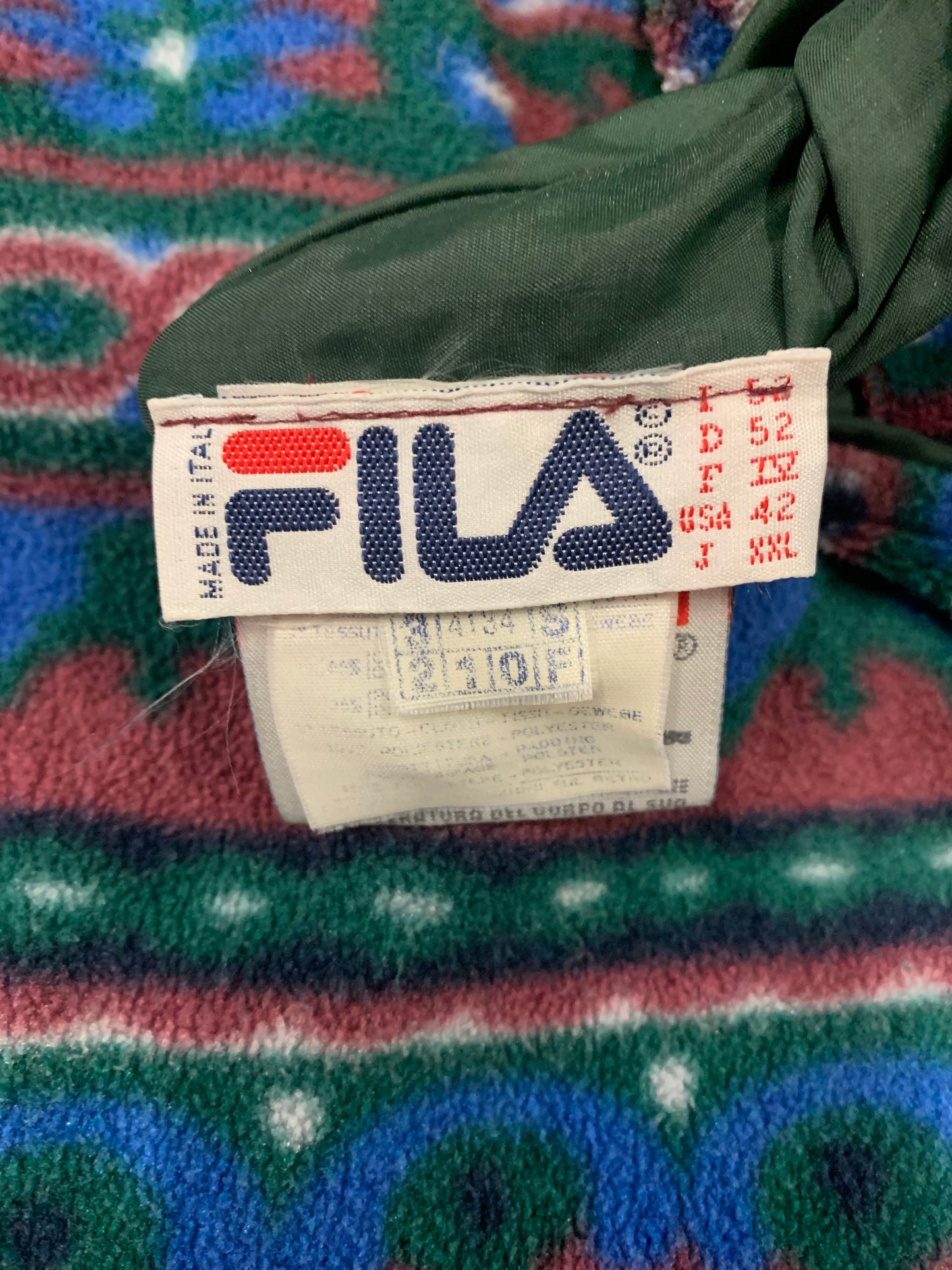 Chaleco Vintage Fila Magic Line Reversible 90’s - L