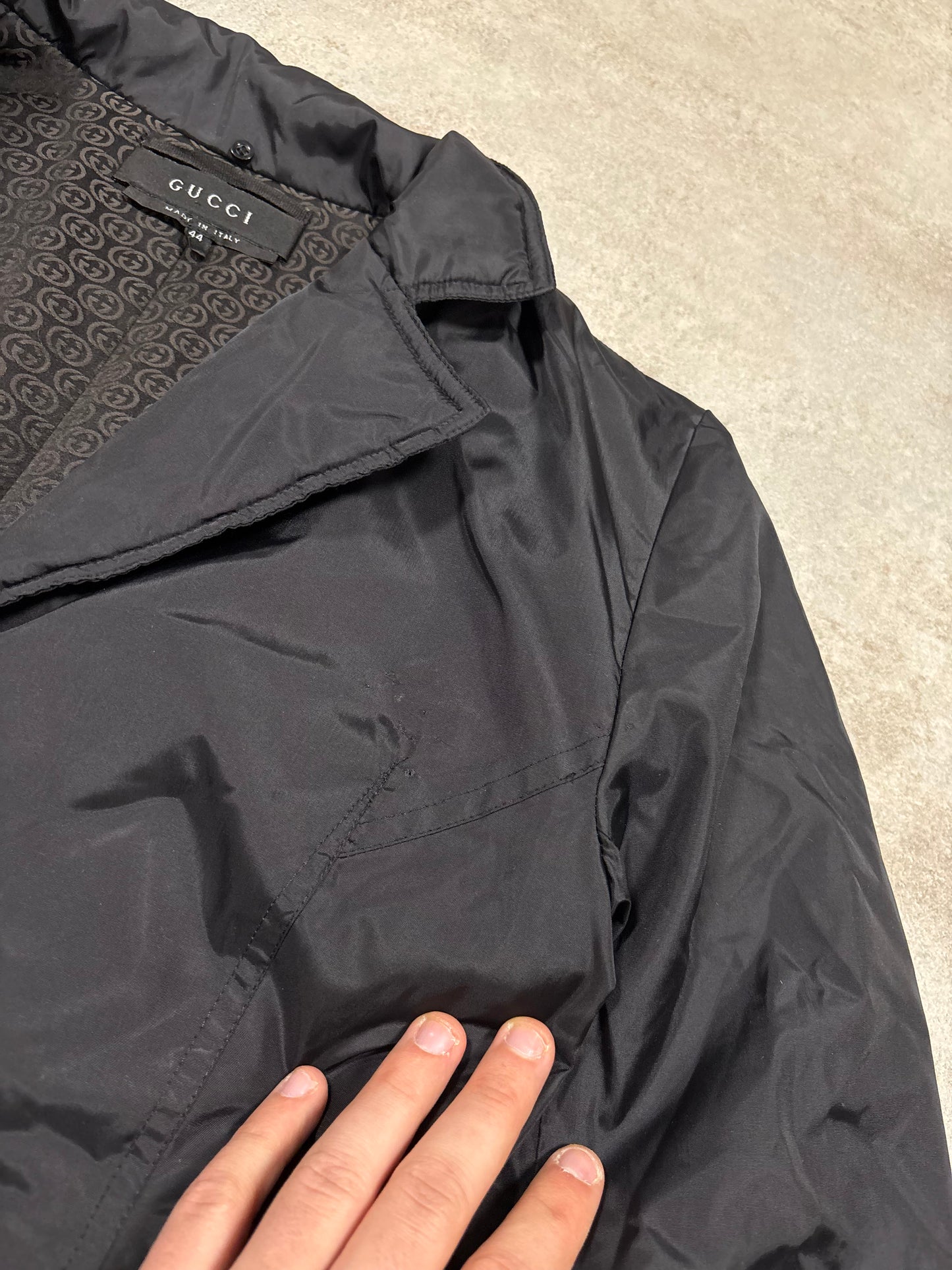 Chaqueta Blazer Nylon ‘Without Fur’ Gucci By Tom Ford AW/2004 Vintage - M