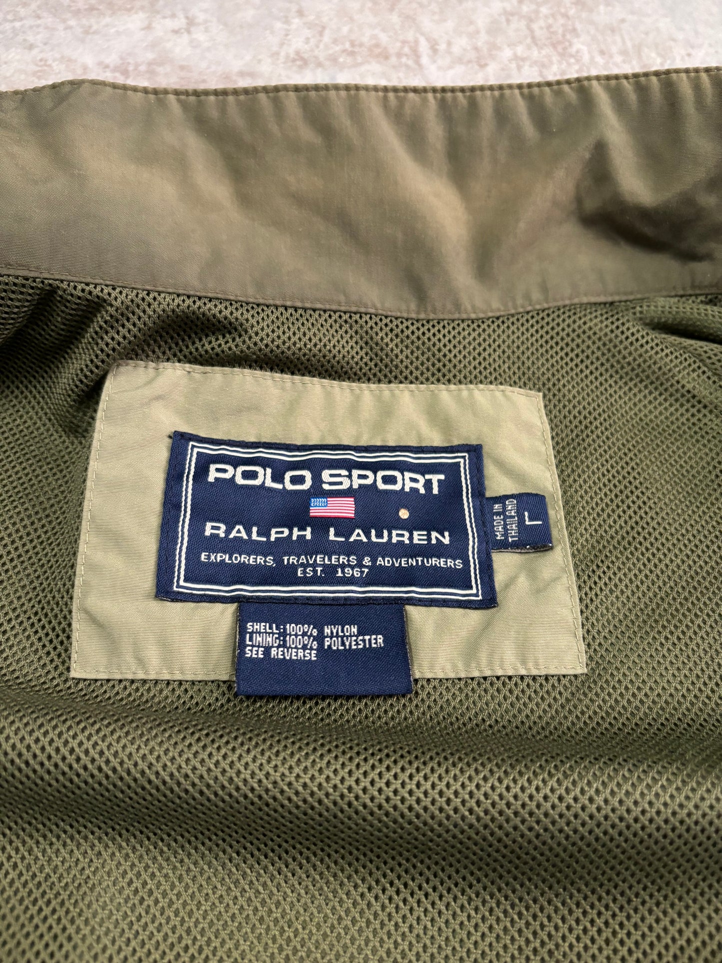 Polo Sport Special Edition 00s Vintage Windbreaker Jacket - L