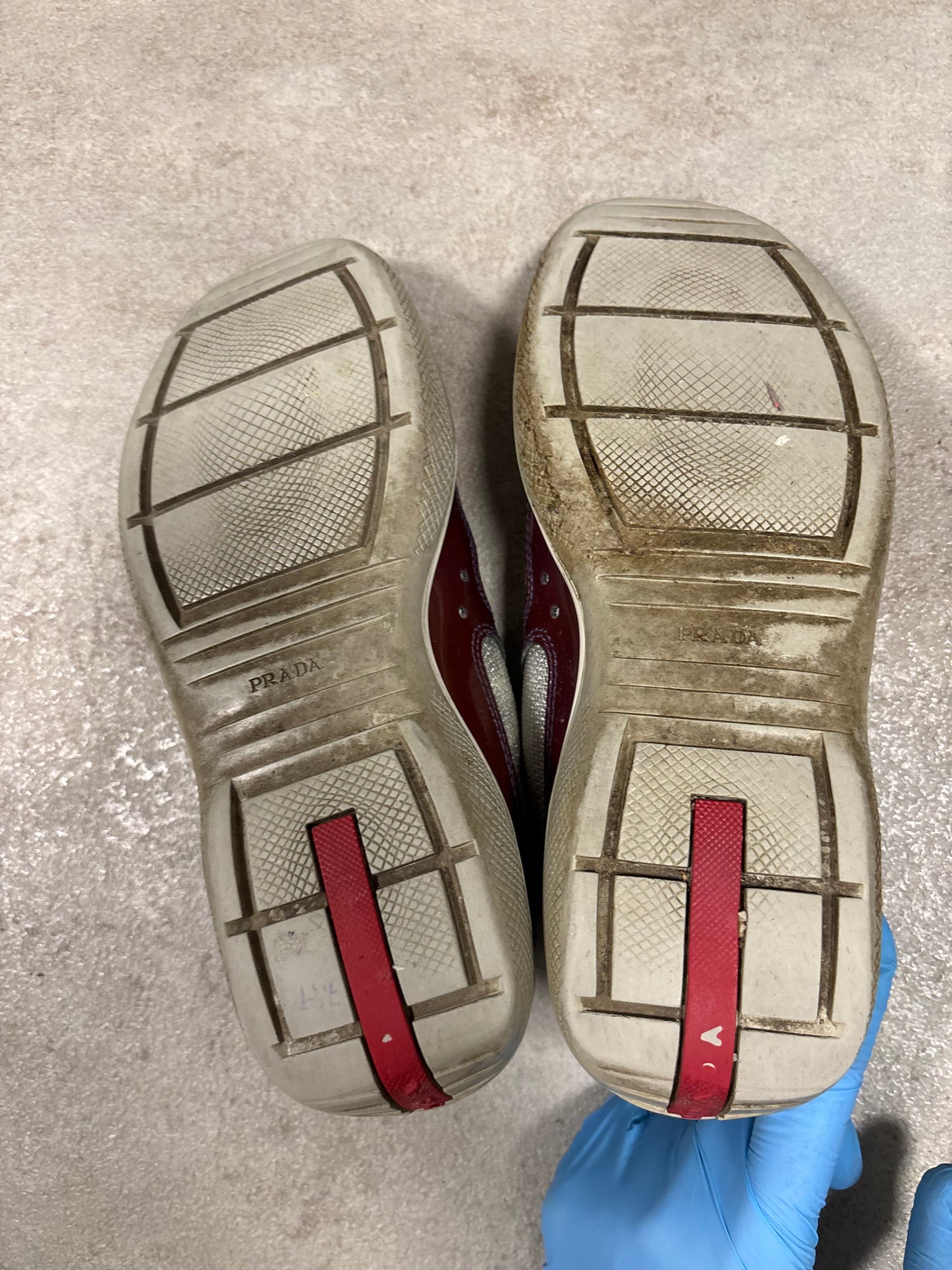 Zapatos Charol ‘Burgundy’ Prada America’s Cup 00s Vintage - 38