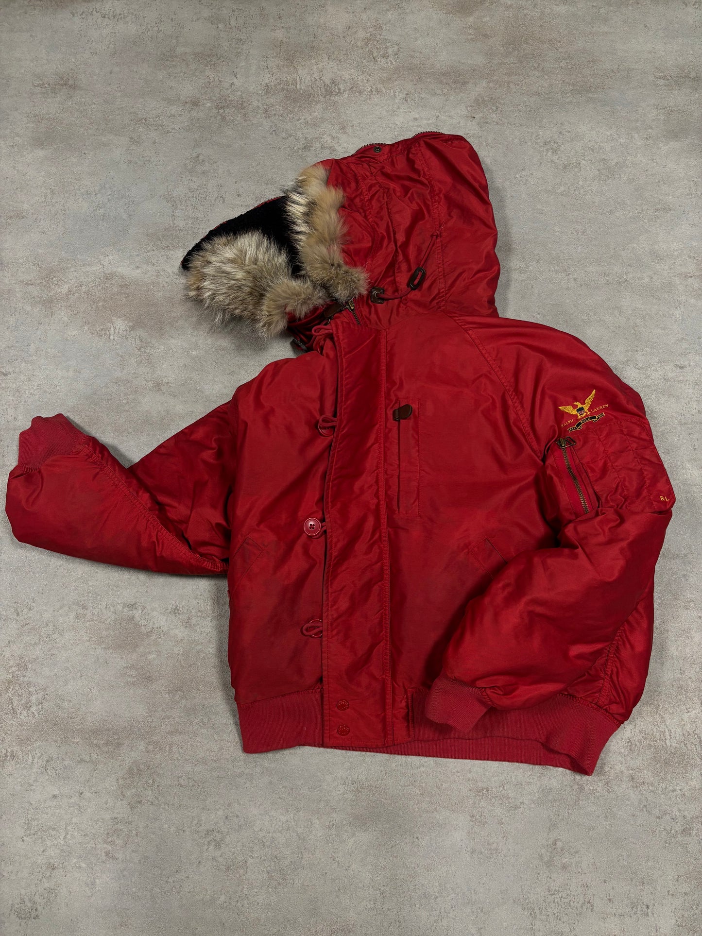 Chaqueta Bomber N-2B Polo Sport Ralph Lauren 00s Vintage - M