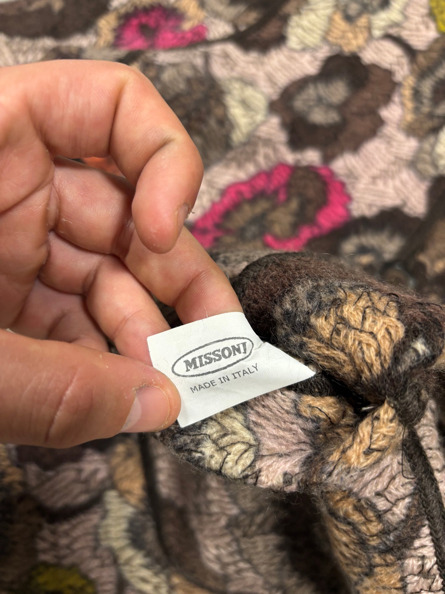 Jersey Cardigan Doble Abotonado Missoni ‘Double’ 00s Vintage - M