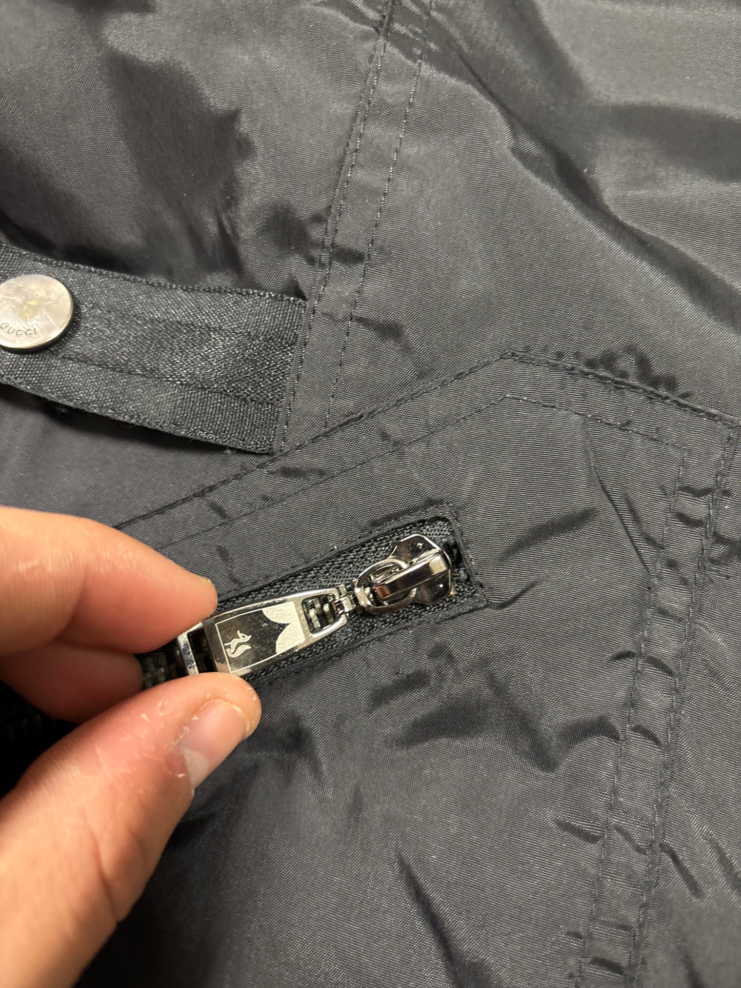 Chaqueta Blazer Nylon ‘Without Fur’ Gucci By Tom Ford AW/2004 Vintage - M