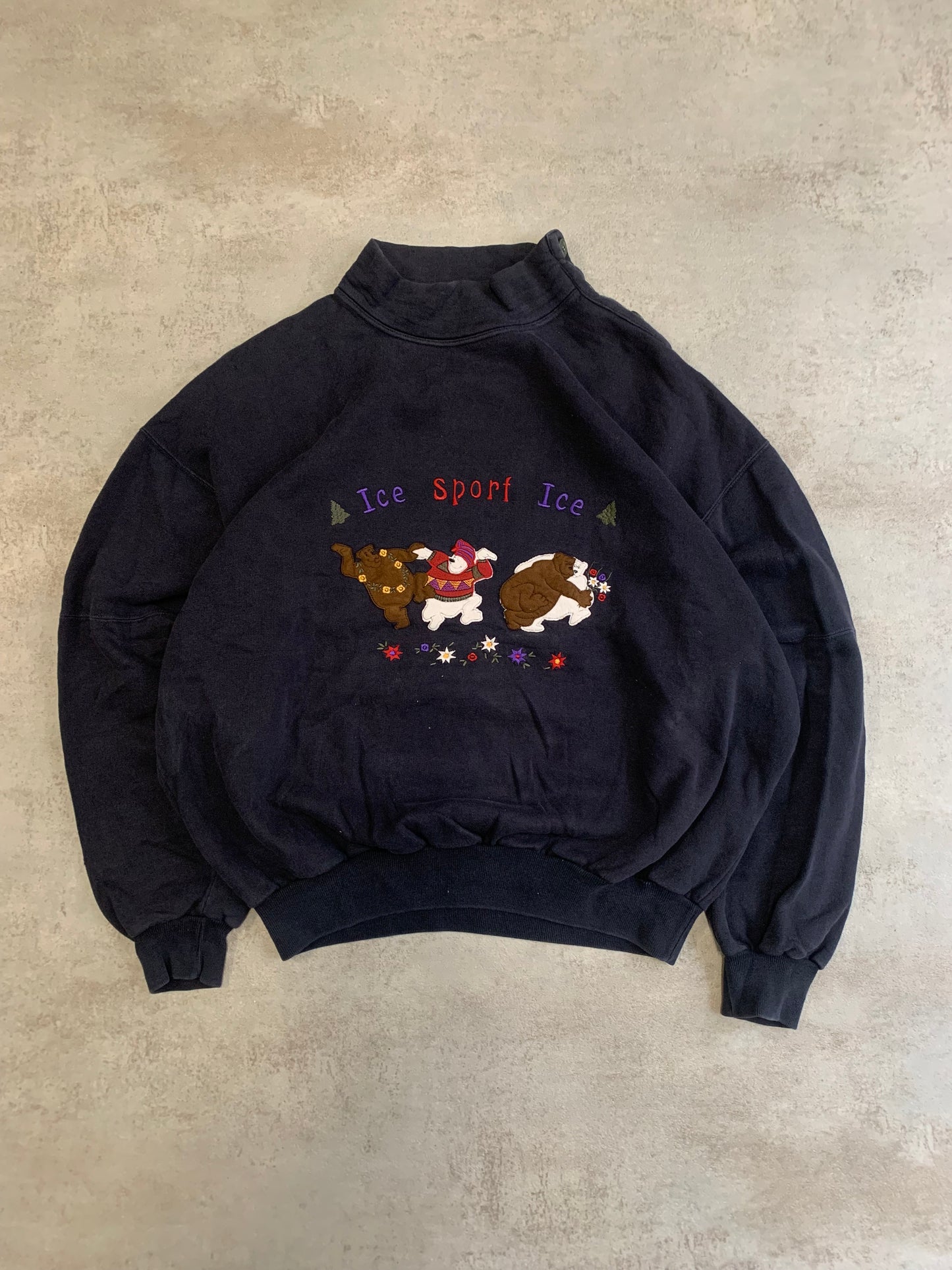 Sudadera Vintage Iceberg Sport 90’s - L