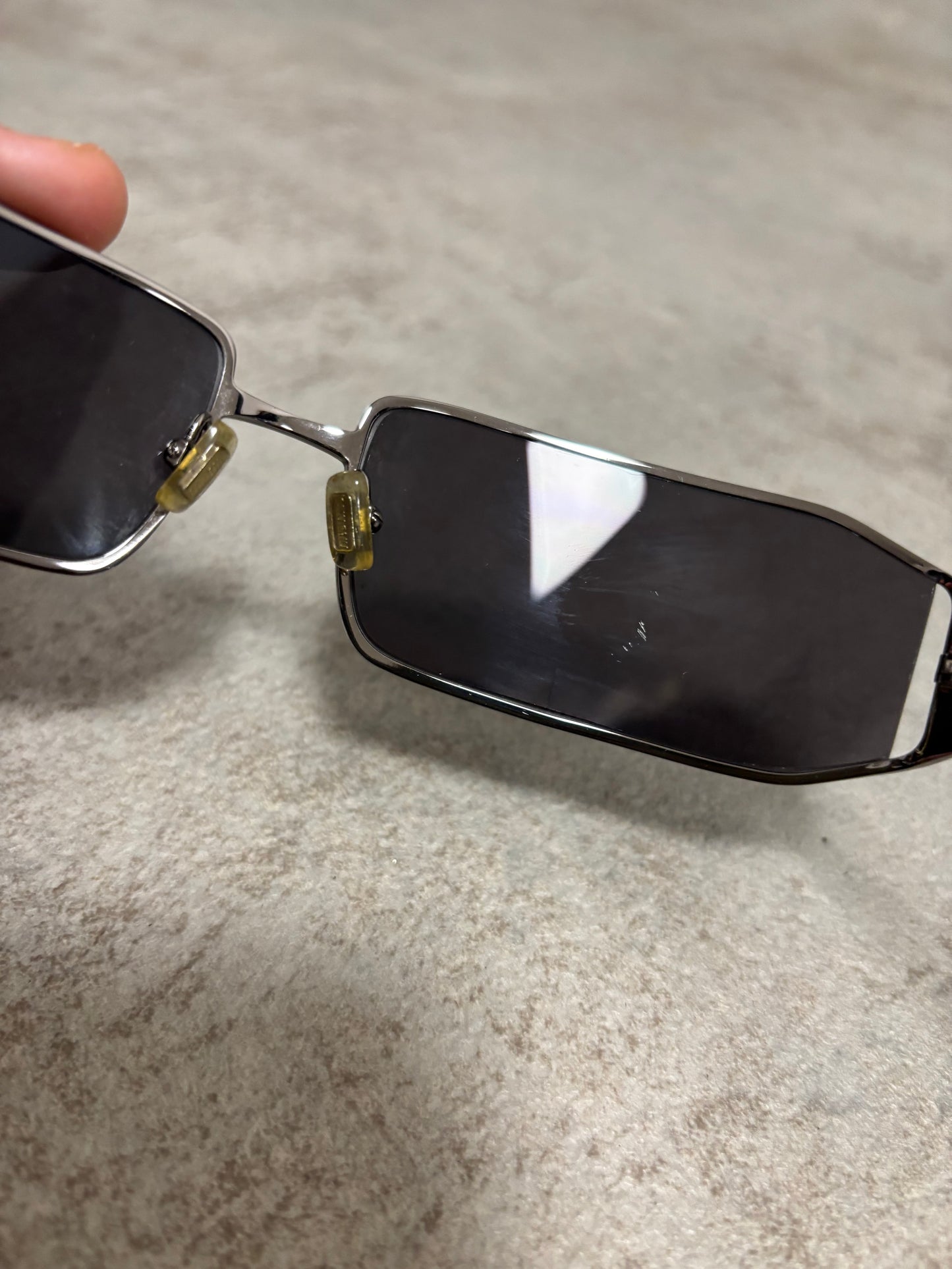 Gafas Rectangulares Metálicas Miu Miu 00s Vintage