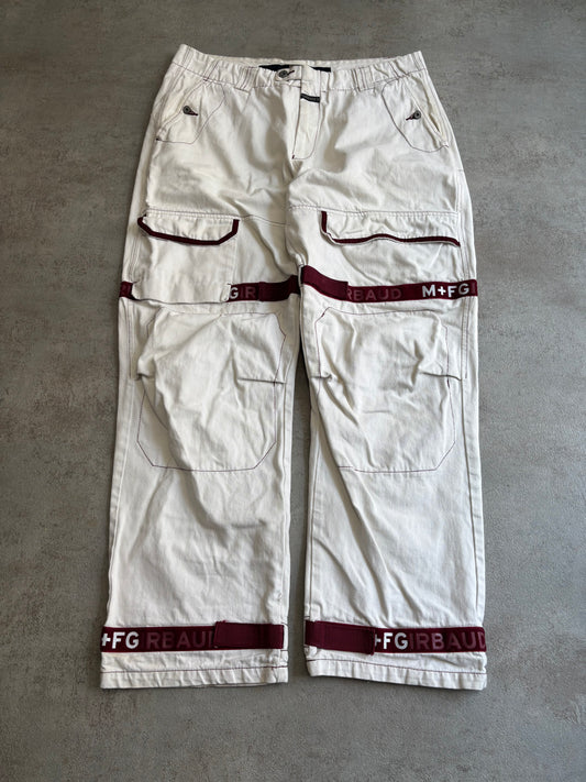 Pantalones Baggy Stripes Marithé François + Girbaud 00s Vintage - XL