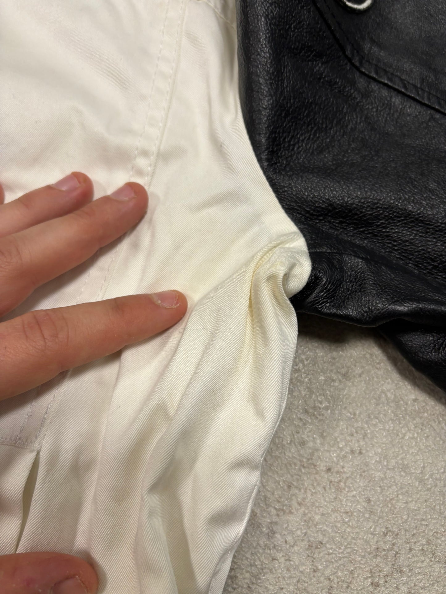 Chaqueta Cuero Armani Jeans 00s Vintage - S