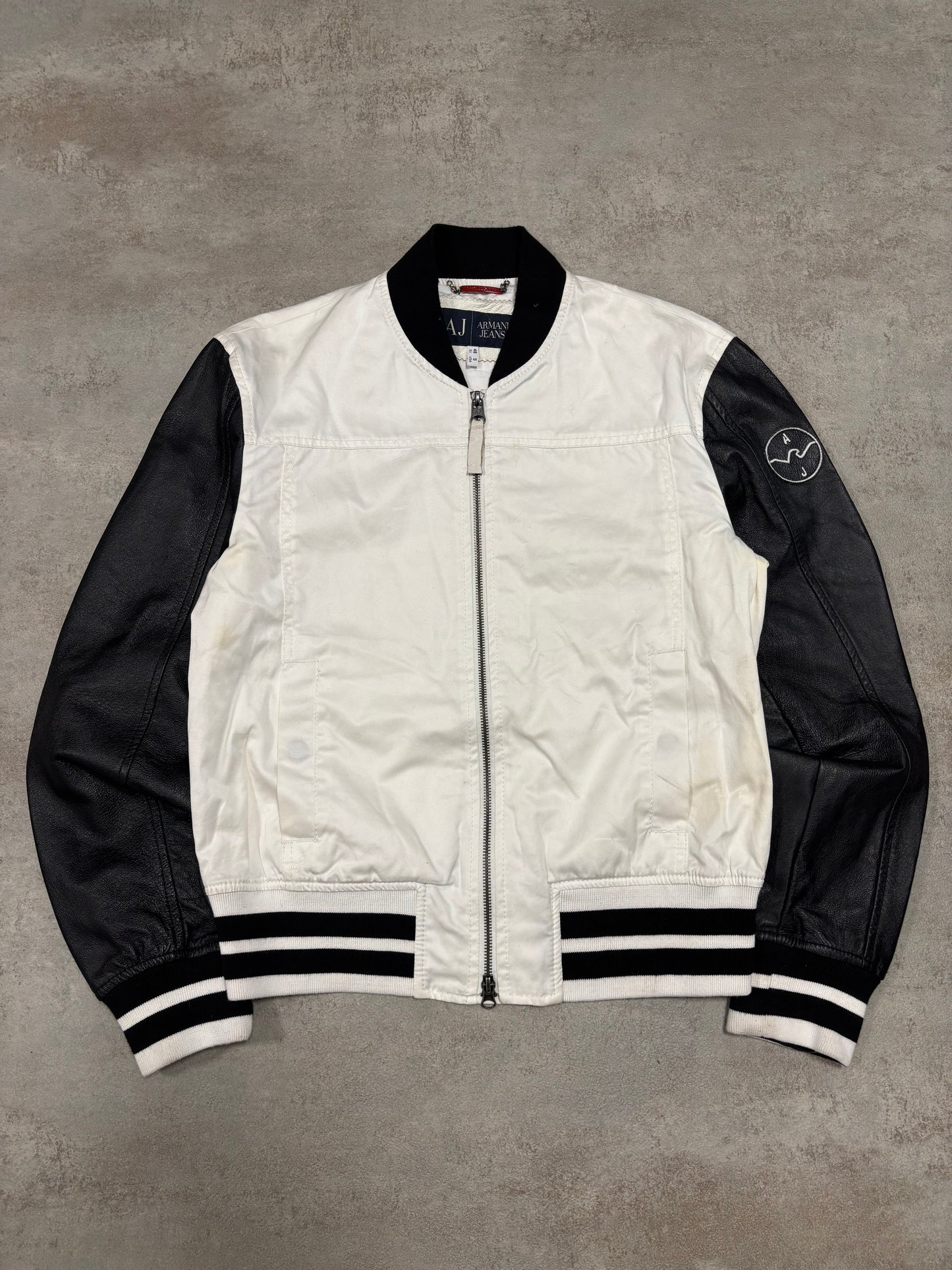 Chaqueta Cuero Armani Jeans 00s Vintage - S