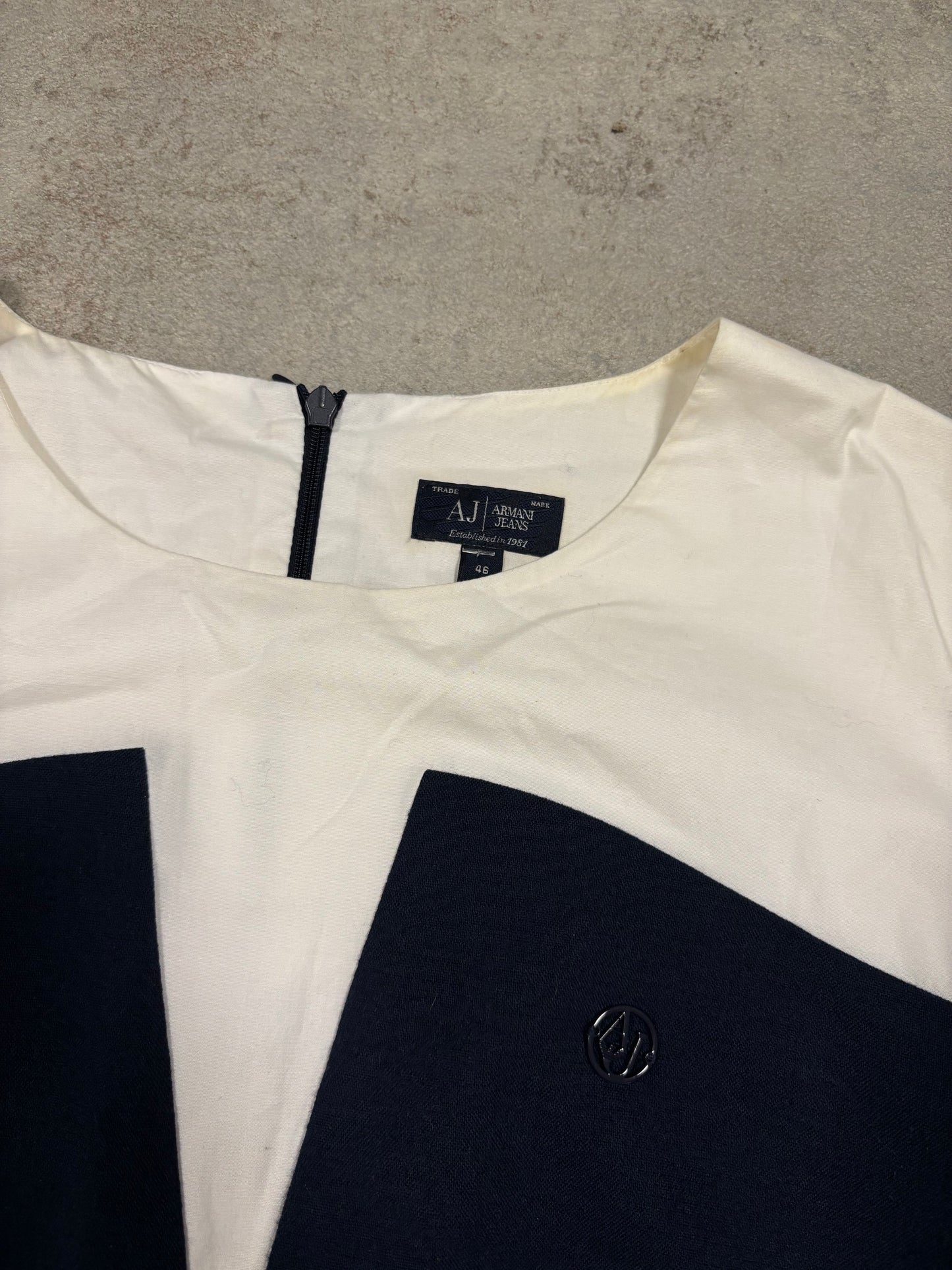 Vestido Largo Arreglado Armani Jeans - M