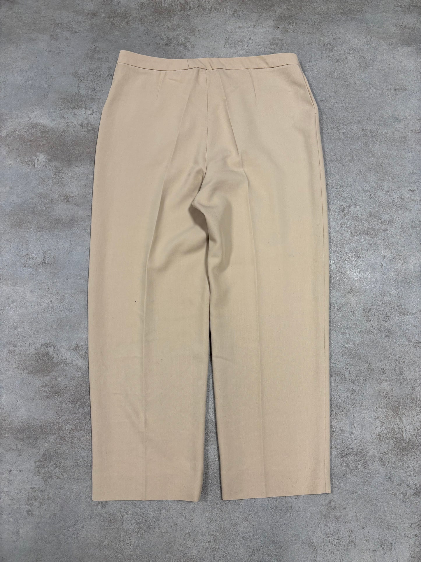 Pantalones Traje Pinzas Burberry 00s Vintage - M