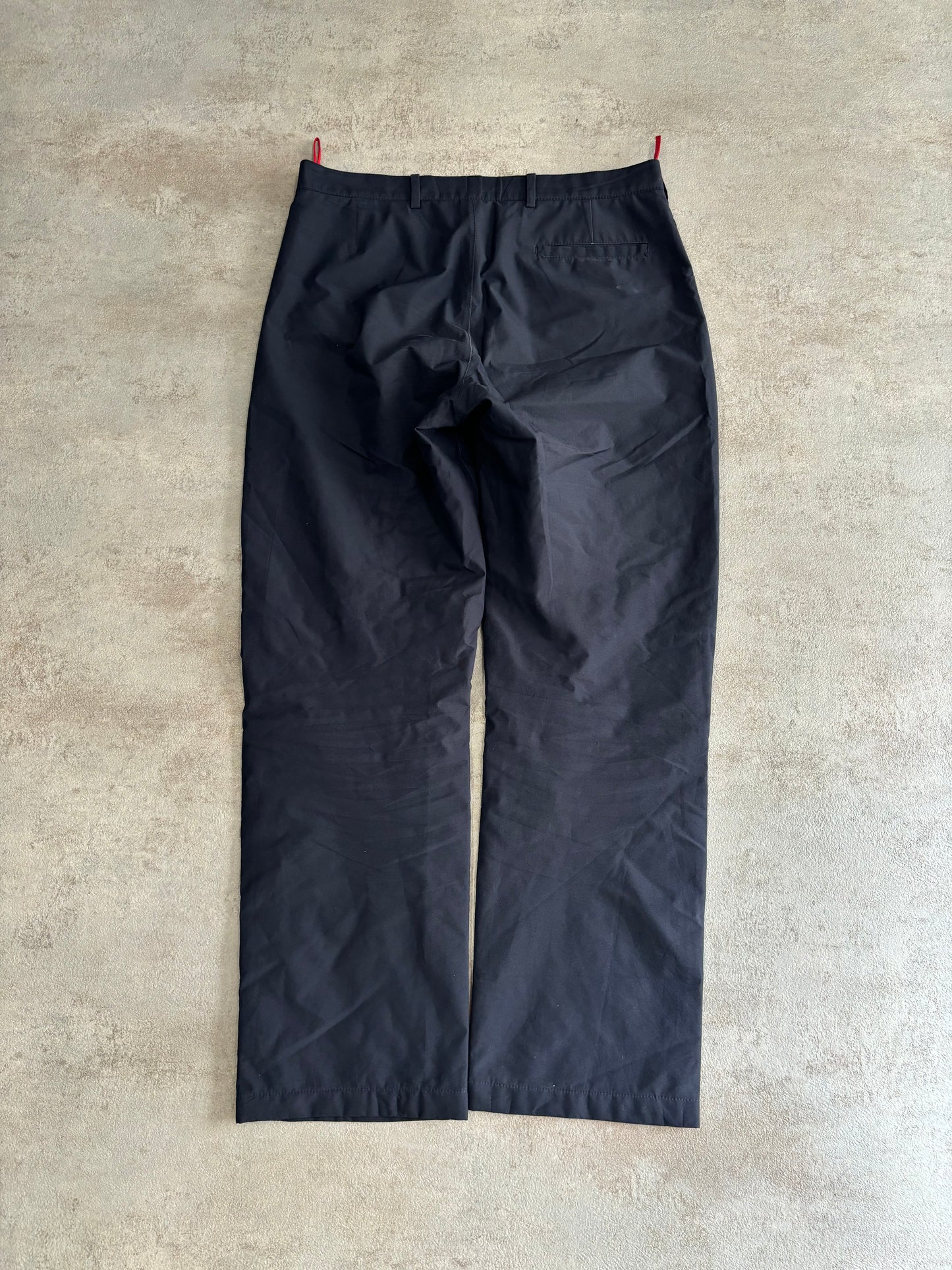 Pantalones Nylon Prada Early 00s Vintage - S