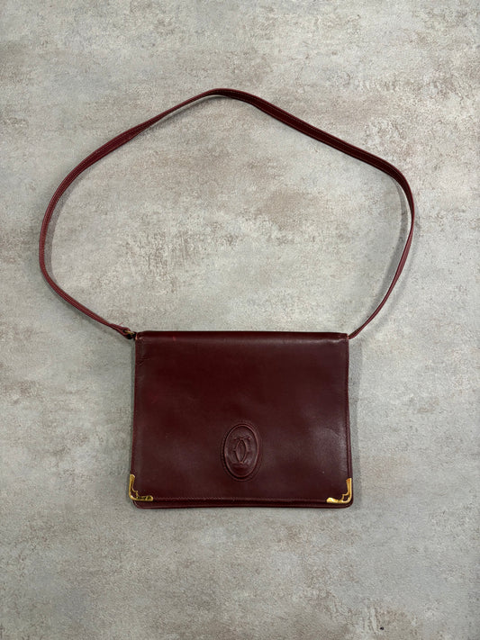 Bolso Cuero Cartier 90s Vintage