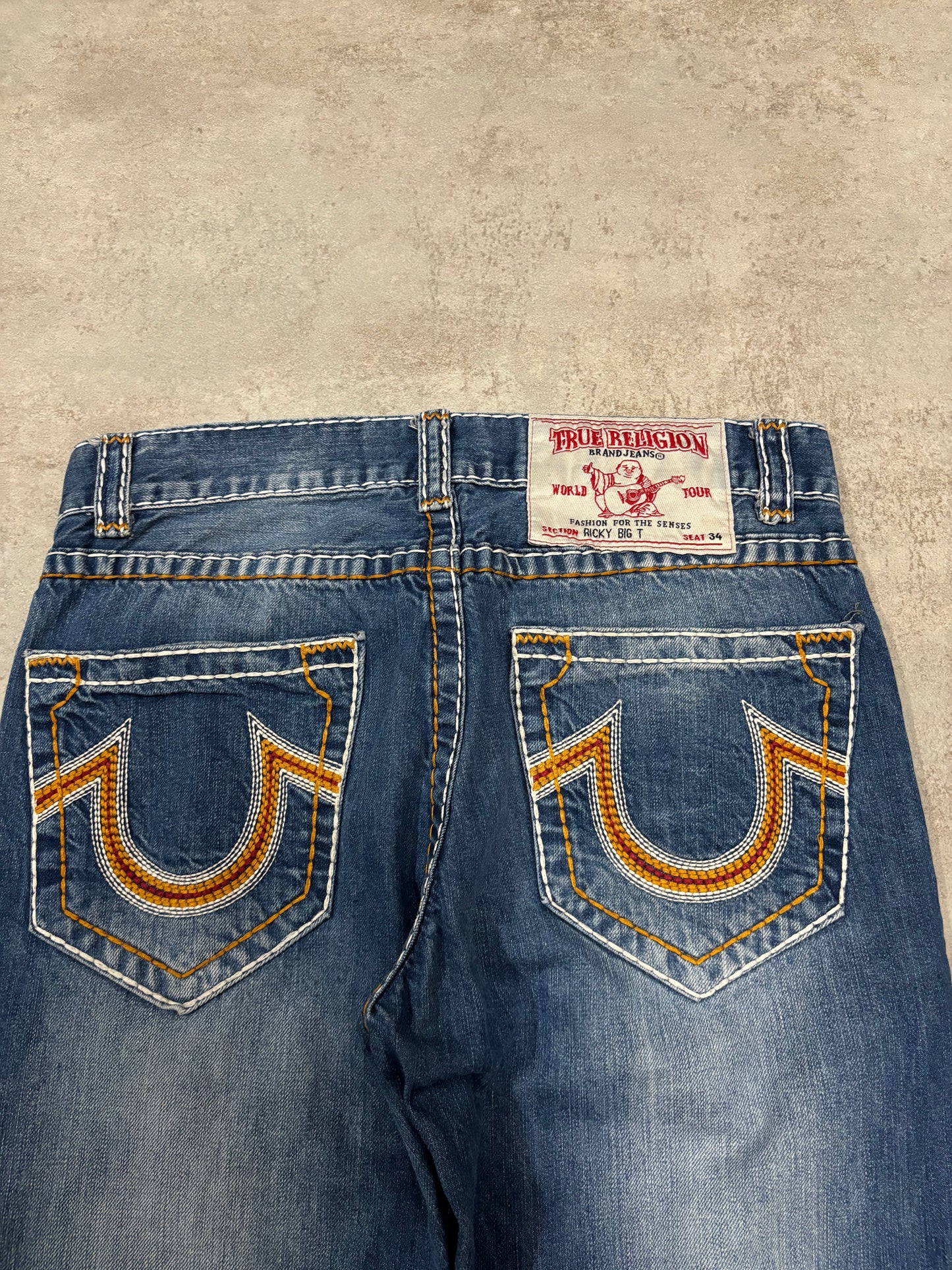 Pantalones Vaqueros True Religion 00s Vintage - S