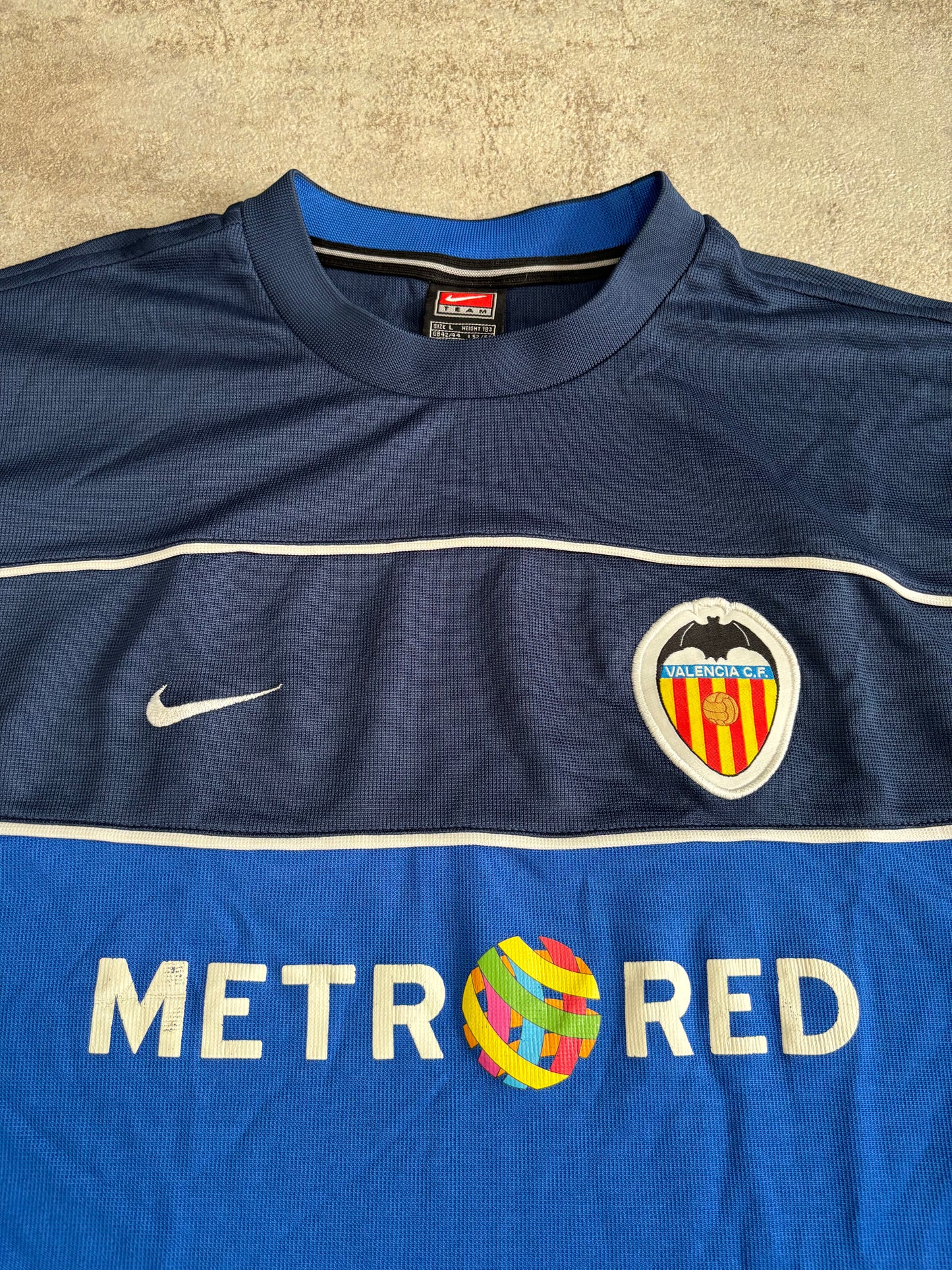 Sudadera Nike Valencia ‘Metrored’ 2001/02 Vintage - L