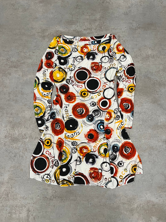 Vestido Estampado Vintage Versace Jeans Couture 00’s - M