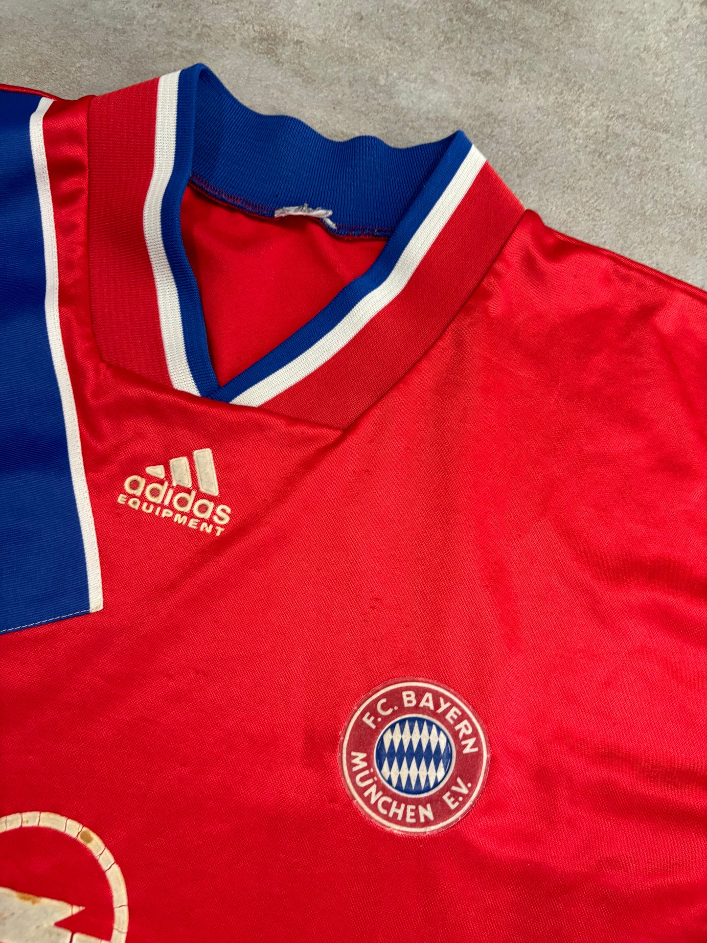 Camiseta Bayern Múnich Adidas Equipment 1993/95 Vintage - XL