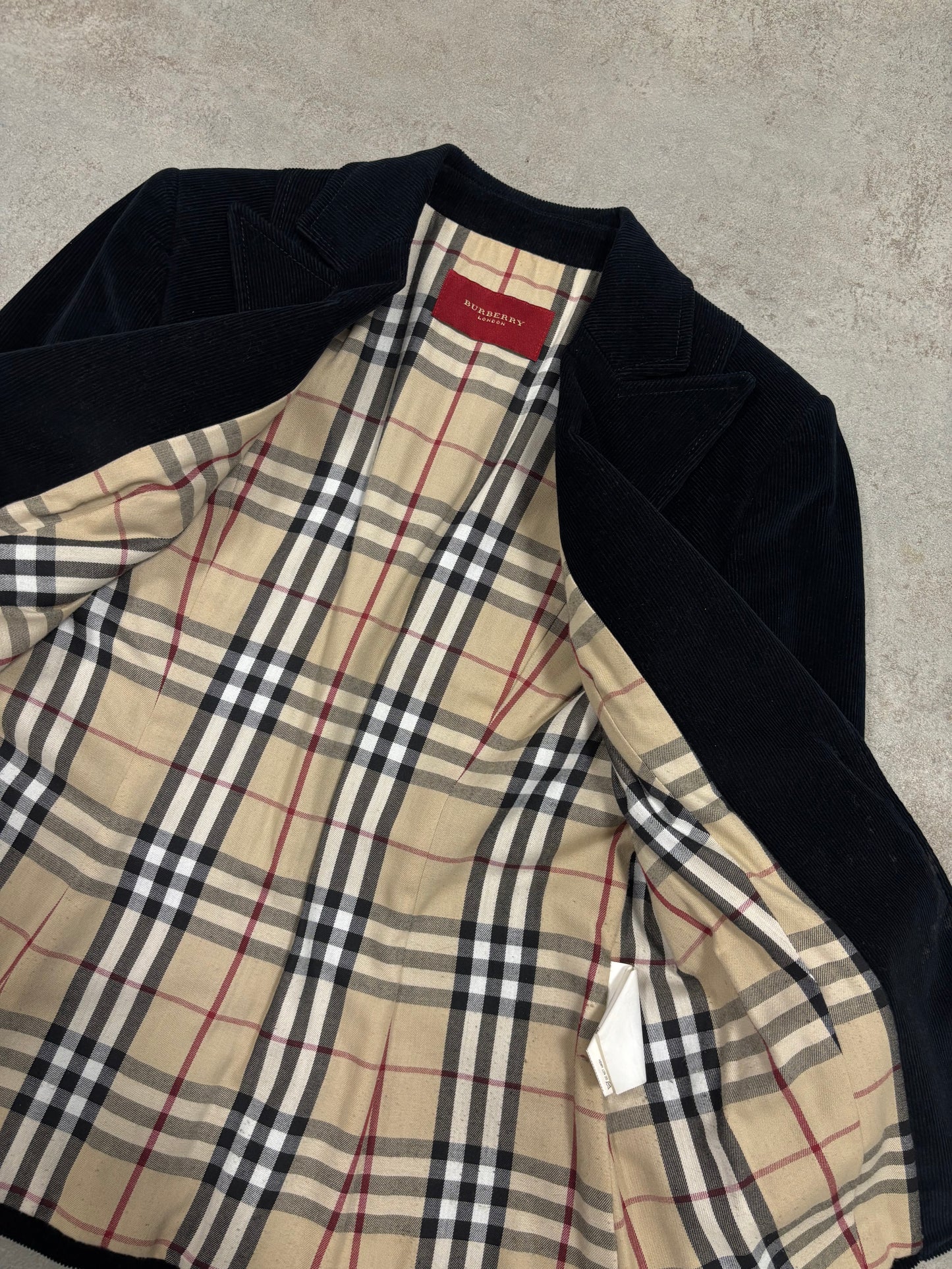 Chaqueta Blazer Pana Burberry 00s Vintage - M Woman
