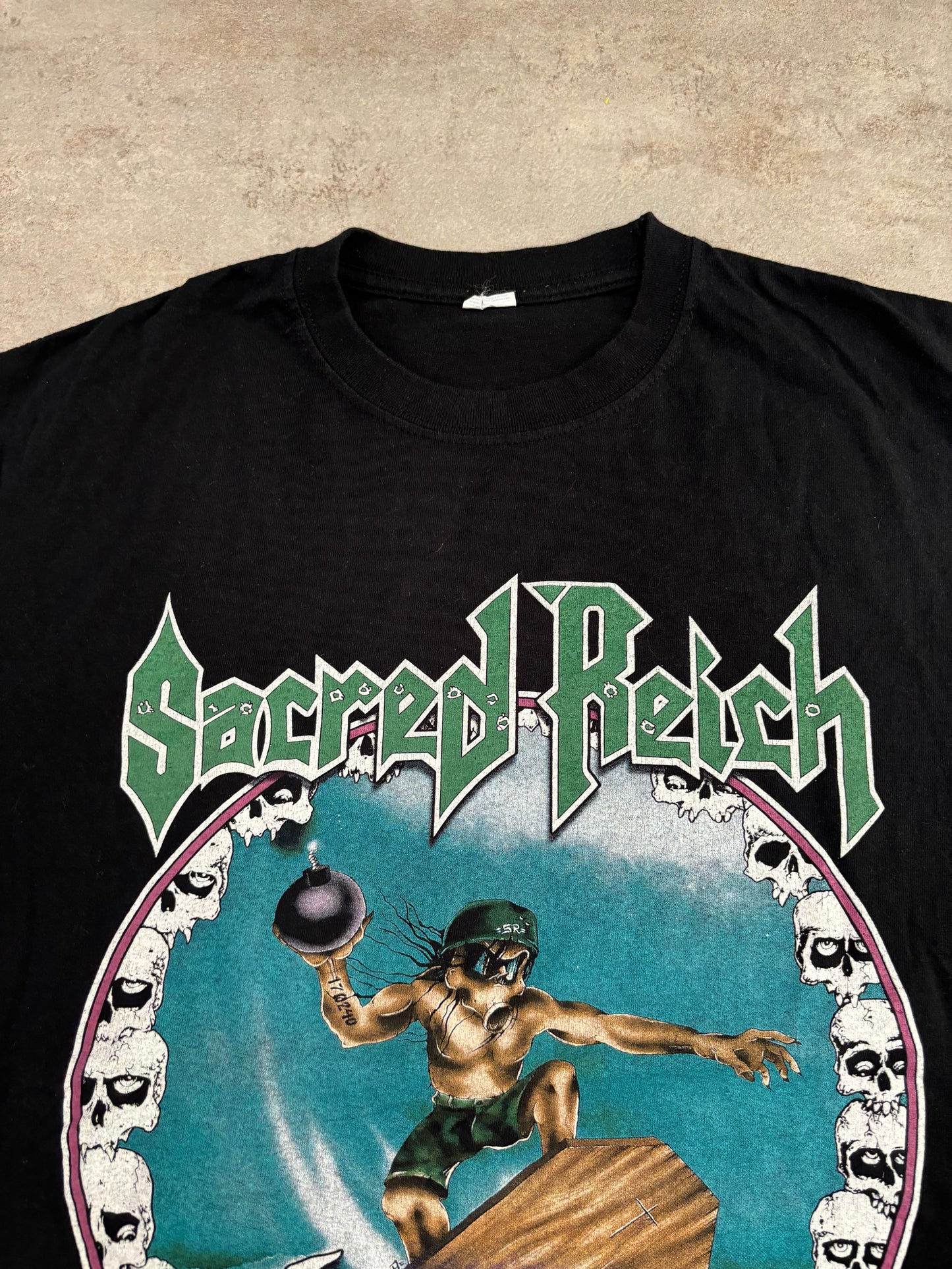 Camiseta Banda Metálica Sacred Reich 2008 Licensed - M