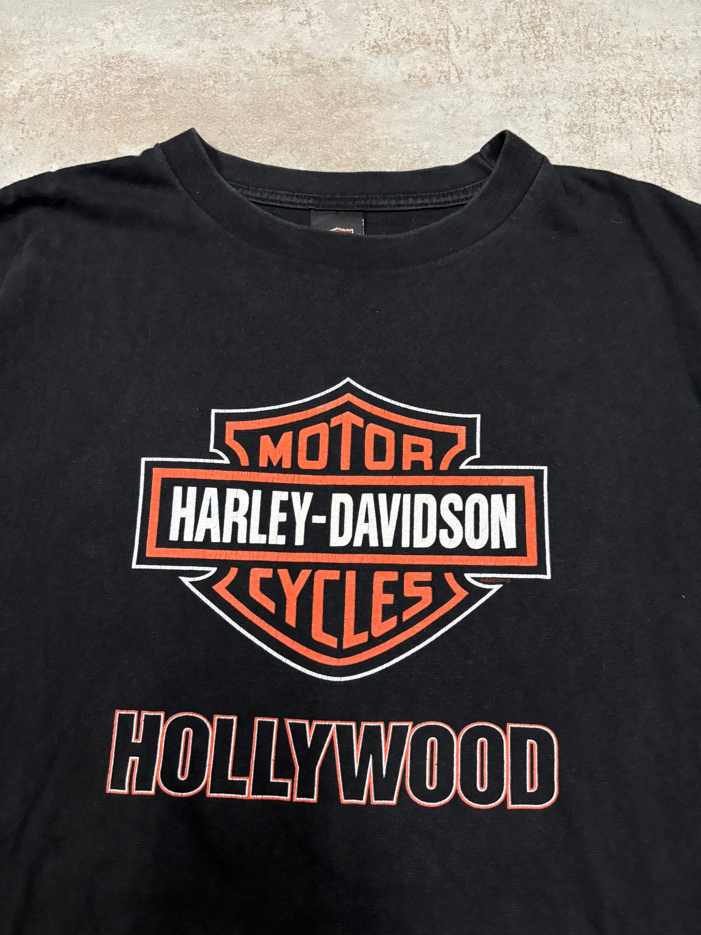 Camiseta Harley Davidson Hollywood 2000 Vintage - XL