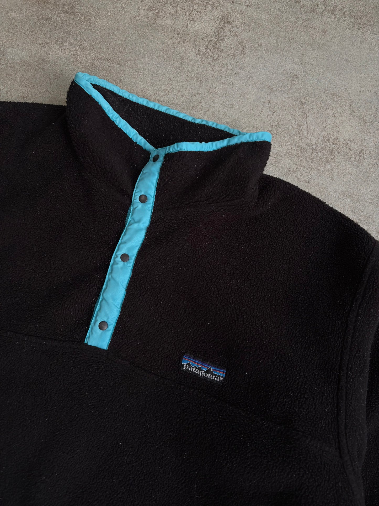 Forro Polar Half Zip Patagonia Synchilla 90s Vintage - L