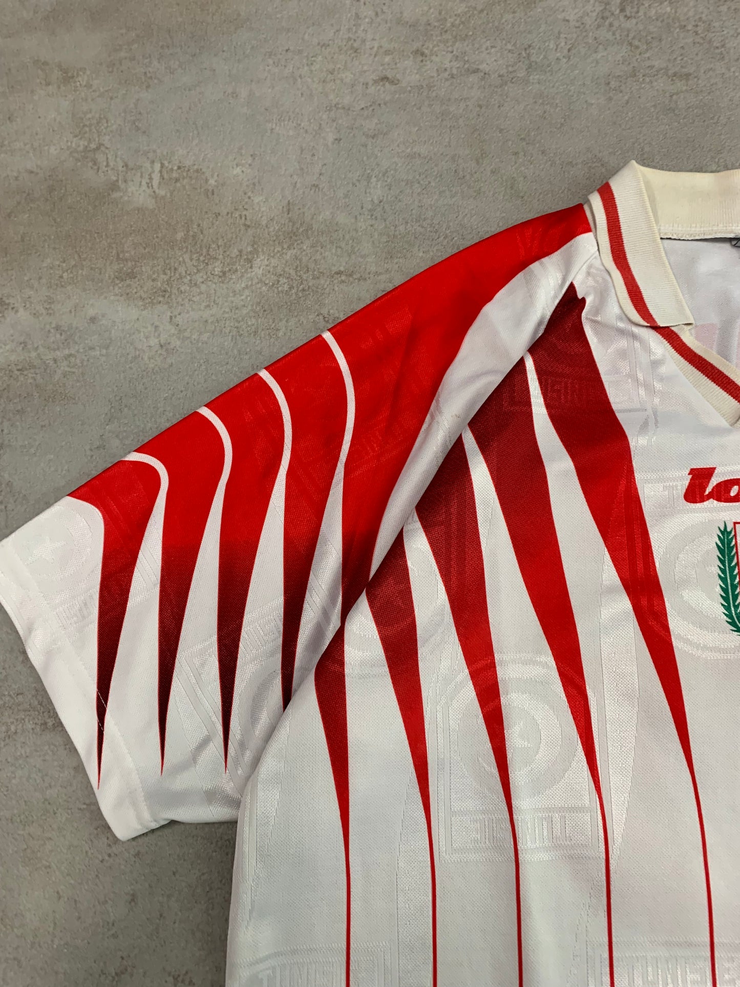 Camiseta Vintage Lotto Túnez 1995 Away Kit - XL