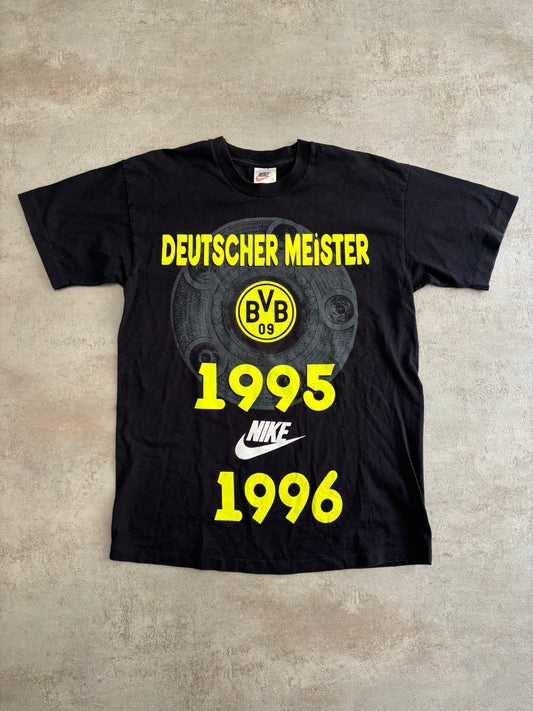 Camiseta Nike Borussia Dortmund Campeón Bundesliga 1996 Vintage - L