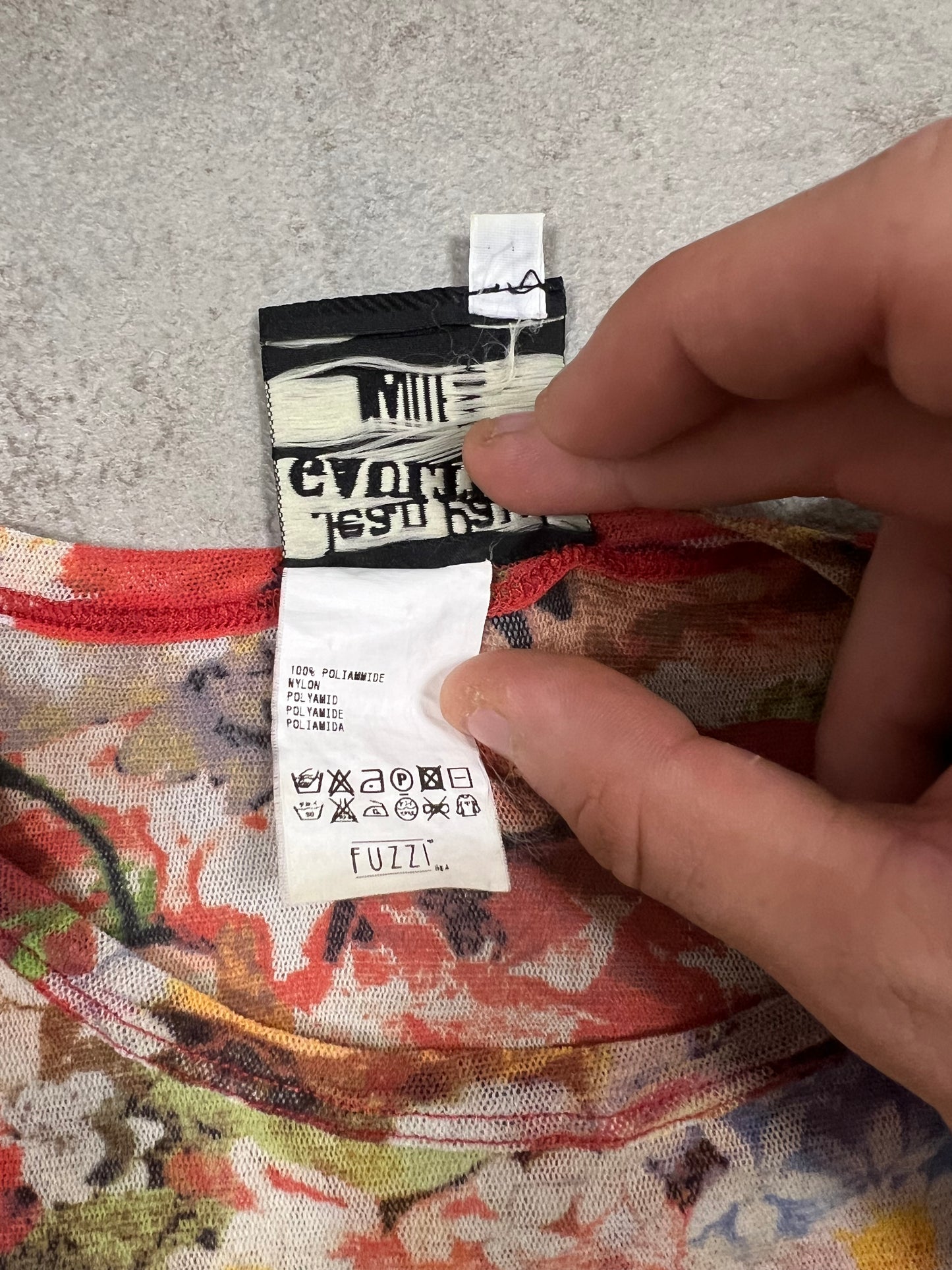 Top Estampado Mesh Vintage Jean Paul Gaultier 00’s - M