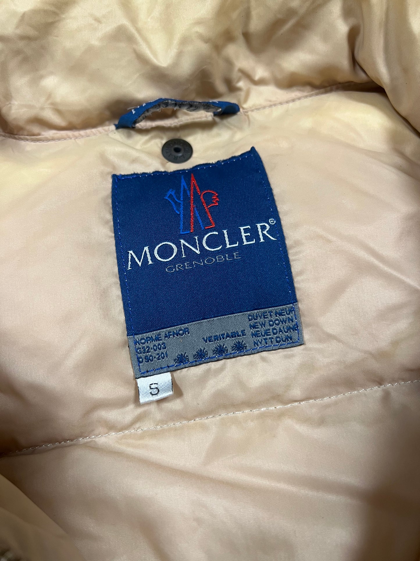 Chaqueta Puffer Vintage Moncler Dos Piezas 90’s - S