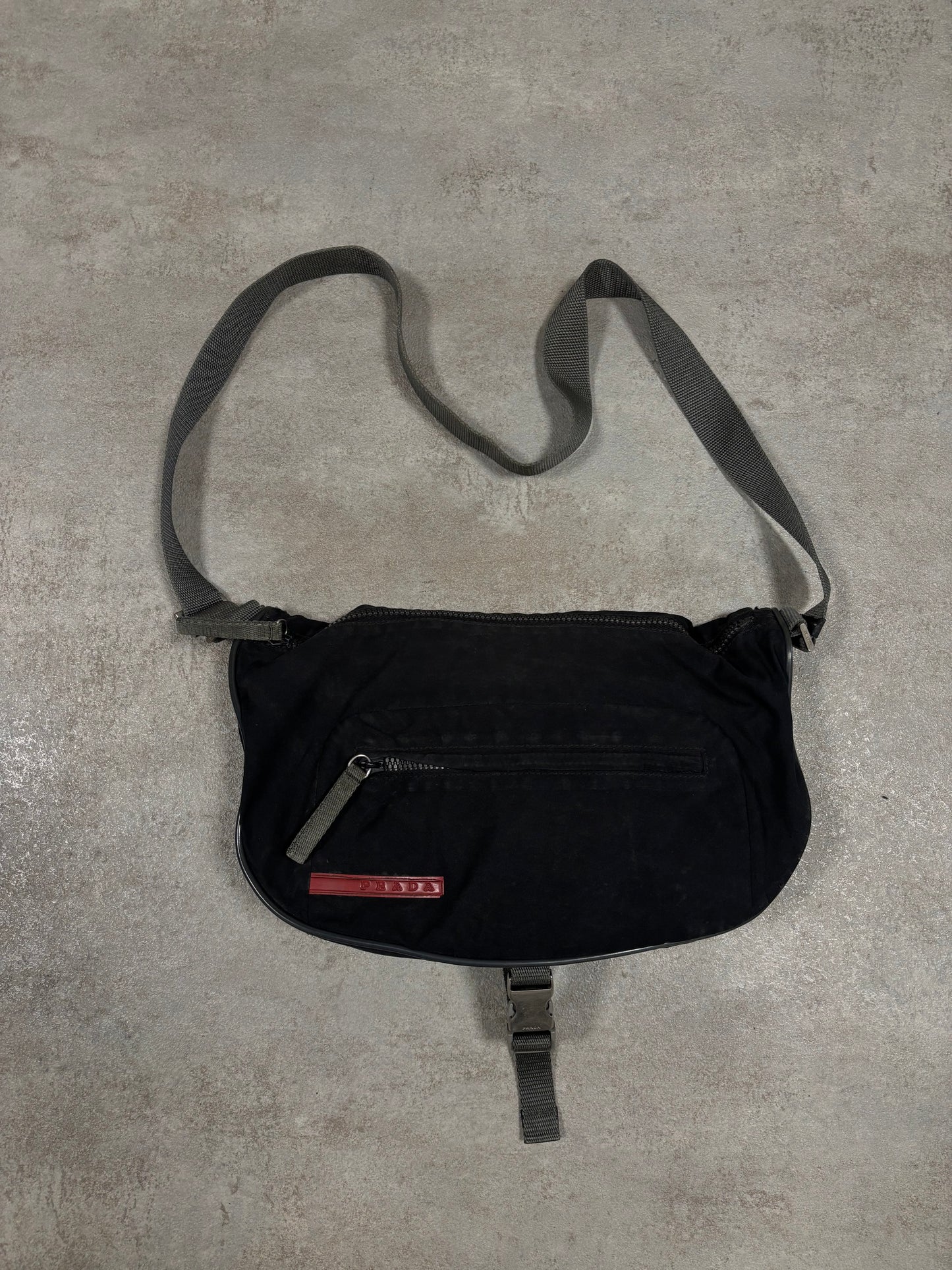 Bandolera Técnica Cruzada Prada Sport 00s Vintage