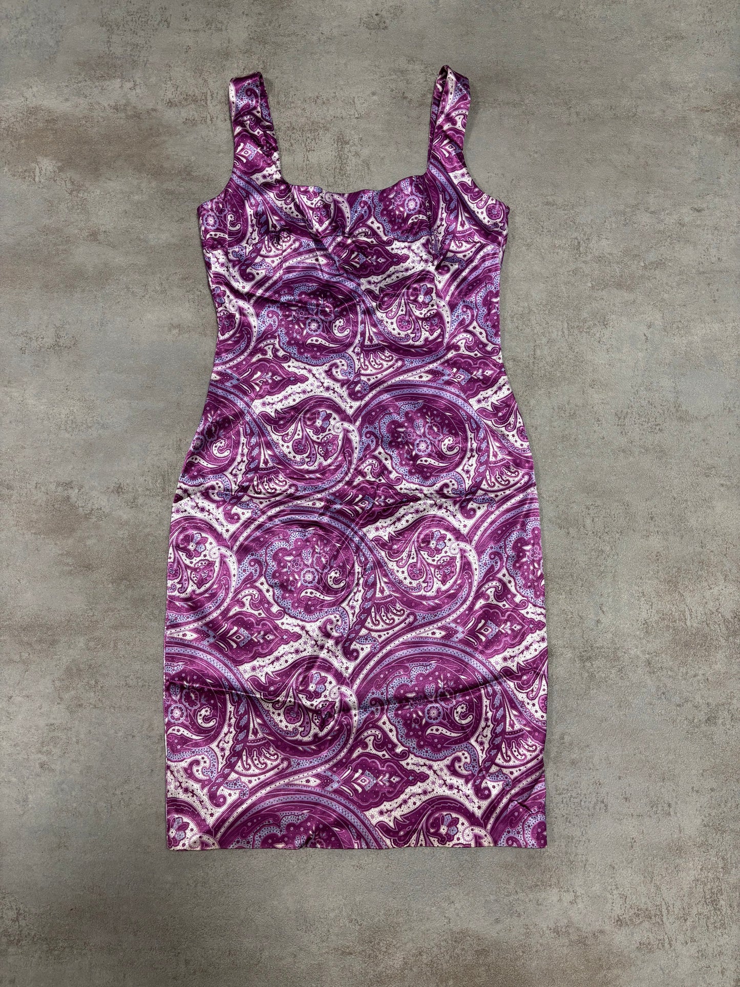 Vestido Paisley Print Dolce & Gabbana 00s Vintage - M