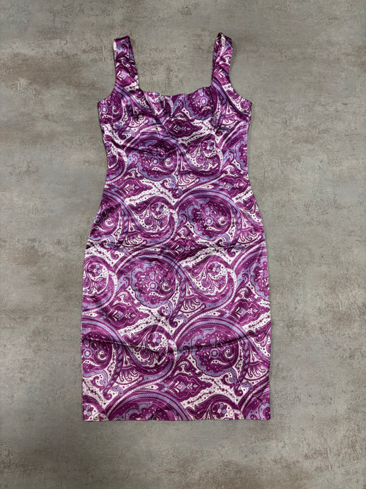 Vestido Paisley Print Dolce & Gabbana 00s Vintage - M