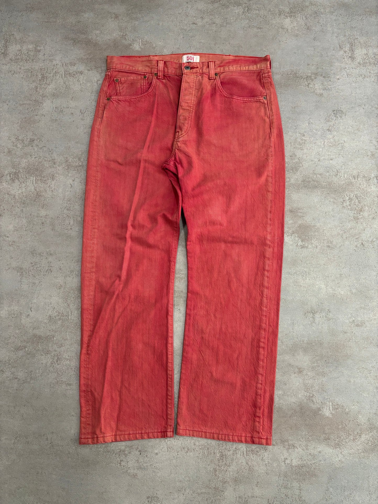 Pantalones Levis 501 ‘Perfect Sun Faded’ 00s Vintage - L