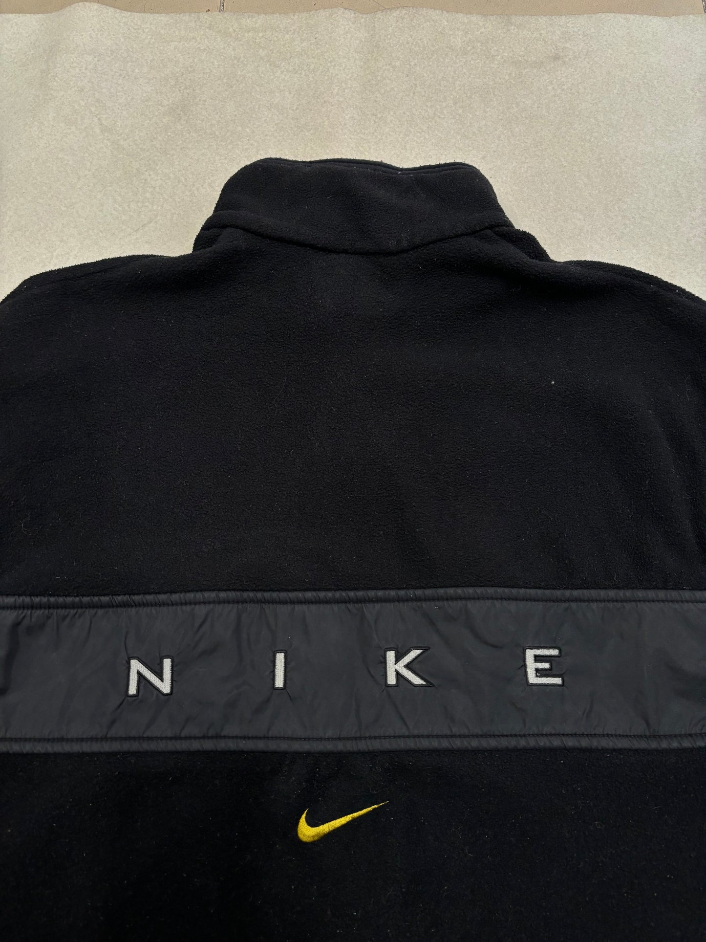 Half Zip ‘All Embroidered’ Nike 90s Vintage - S
