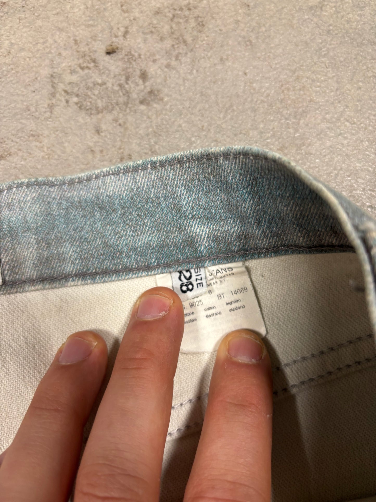 Pantalones Coral Reef Print Cavalli Jeans 1999 Vintage - S