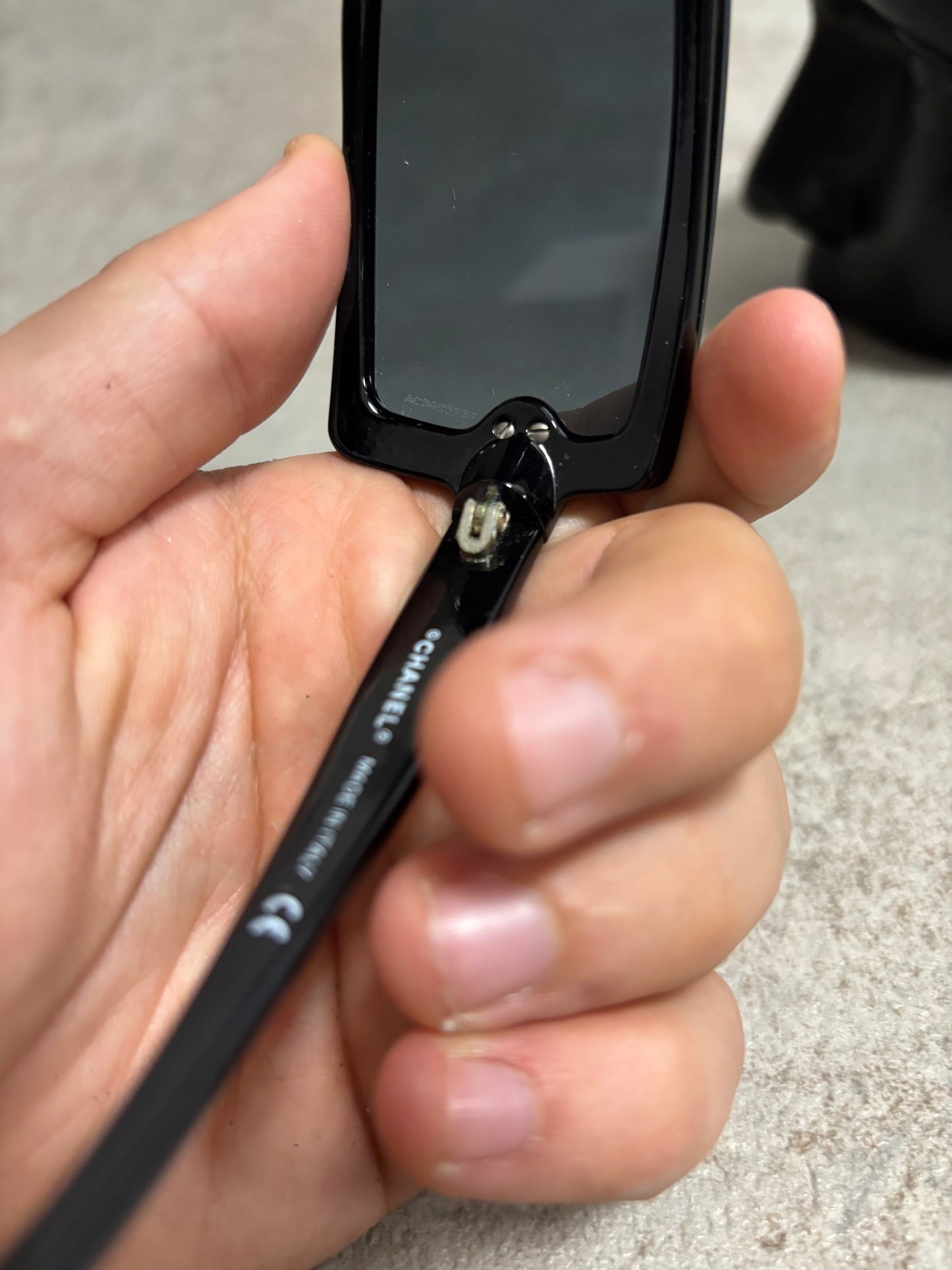 Gafas Pantalla Chanel 00s Vintage