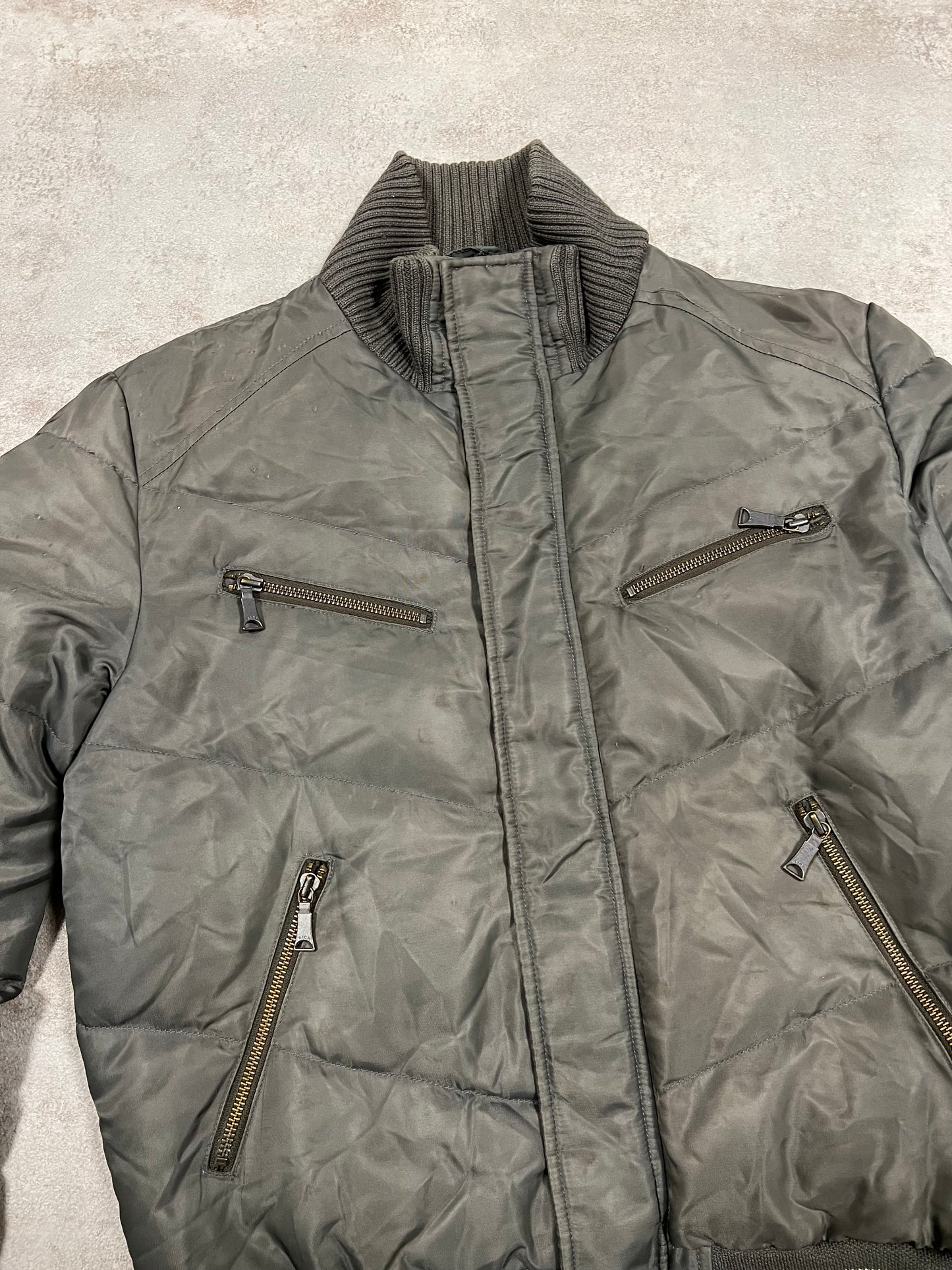 Chaqueta Bomber Vintage Richmond 00’s Multizip - M