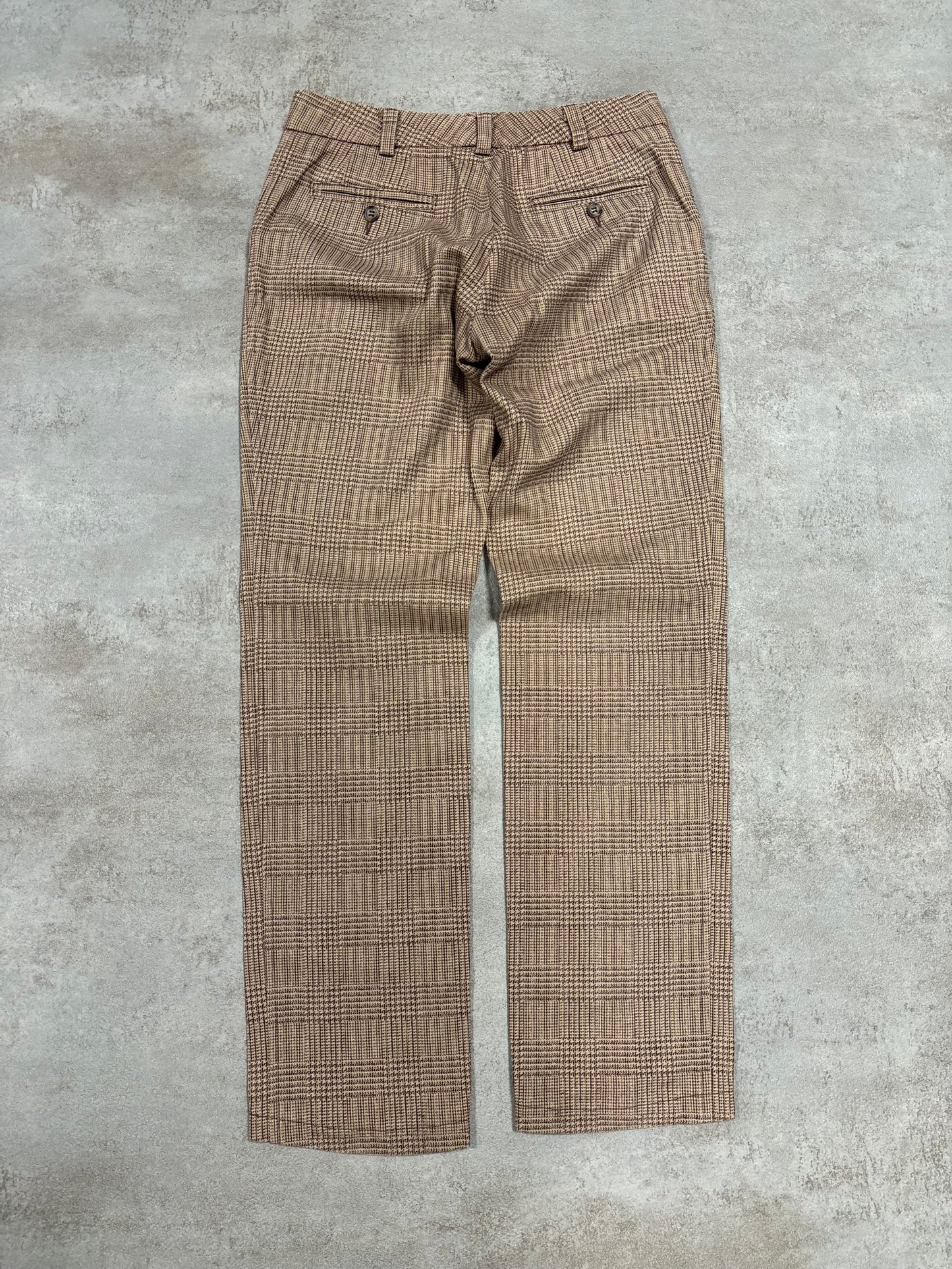 Pantalones Cuadros Traje Dolce & Gabbana 00s Vintage - M