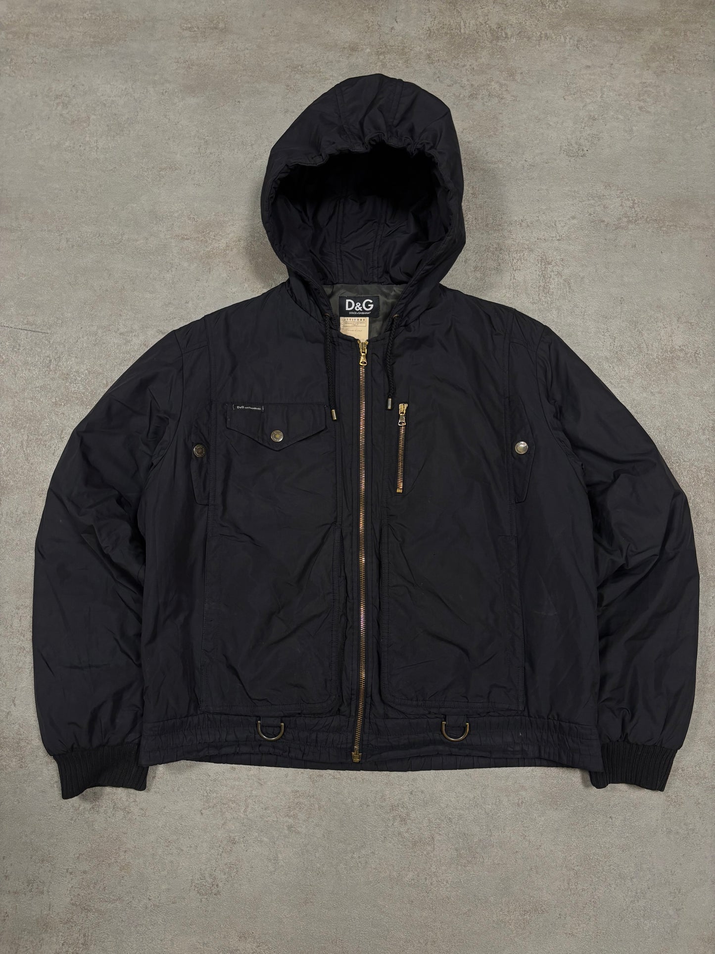 Chaqueta Bomber Cargo Dolce & Gabbana A/W2003 Vintage - M