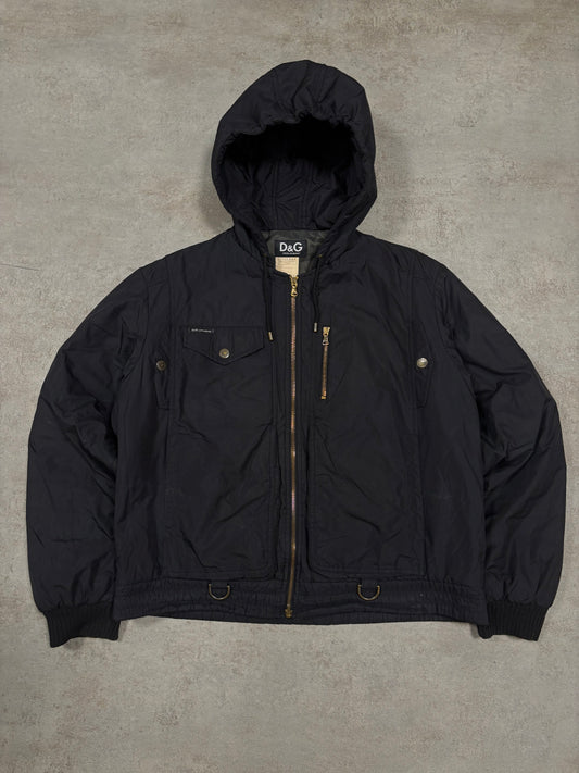 Chaqueta Bomber Cargo Dolce & Gabbana A/W2003 Vintage - M