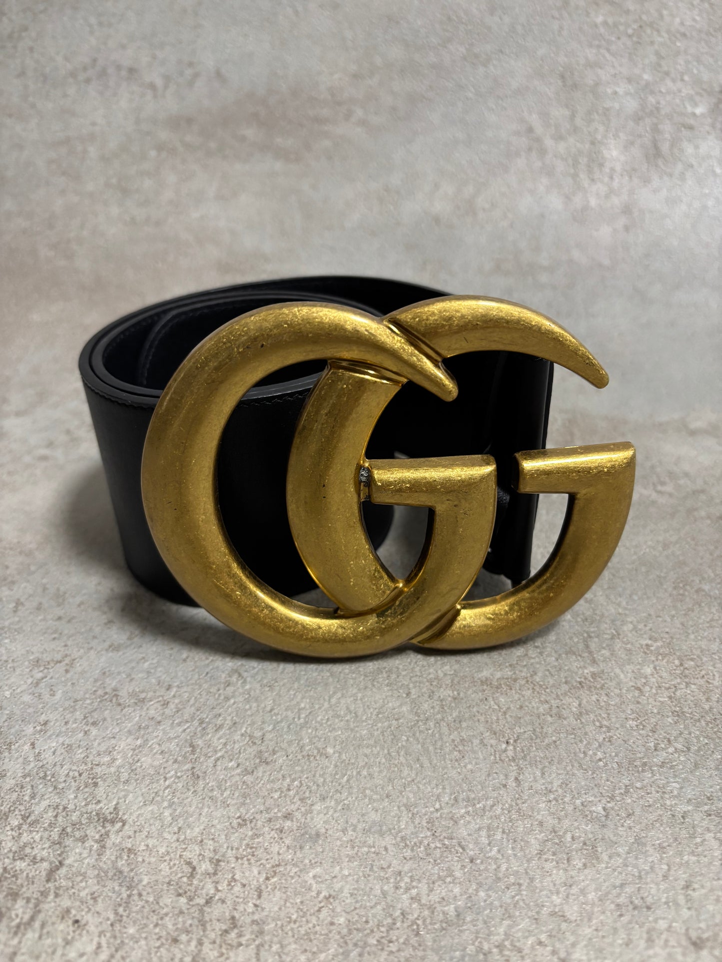 Cinturón Gucci Hebilla Oversize 00s Vintage