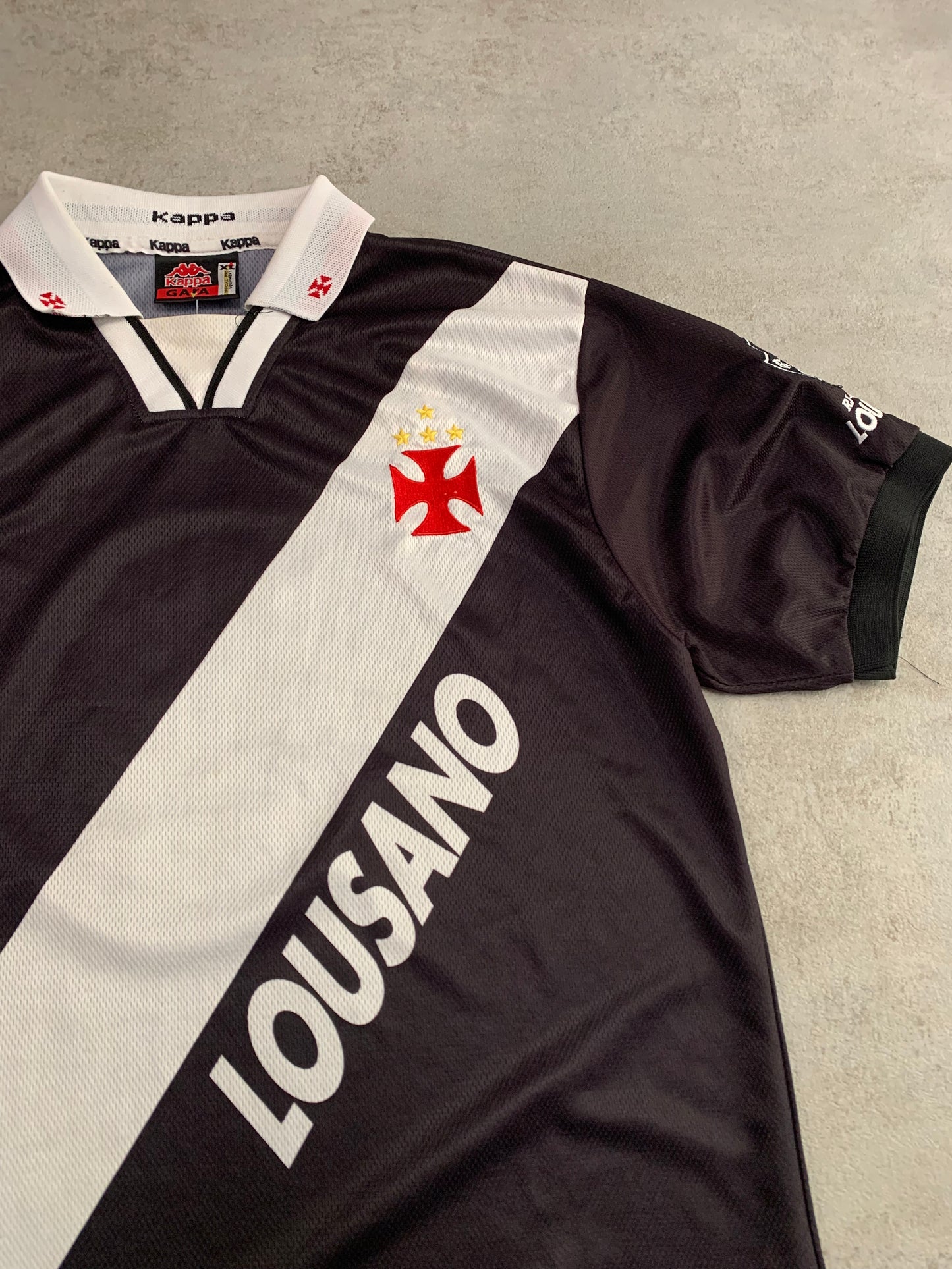 Camiseta Fútbol Vintage Kappa Vasco de Gama 1995 Kit - XL