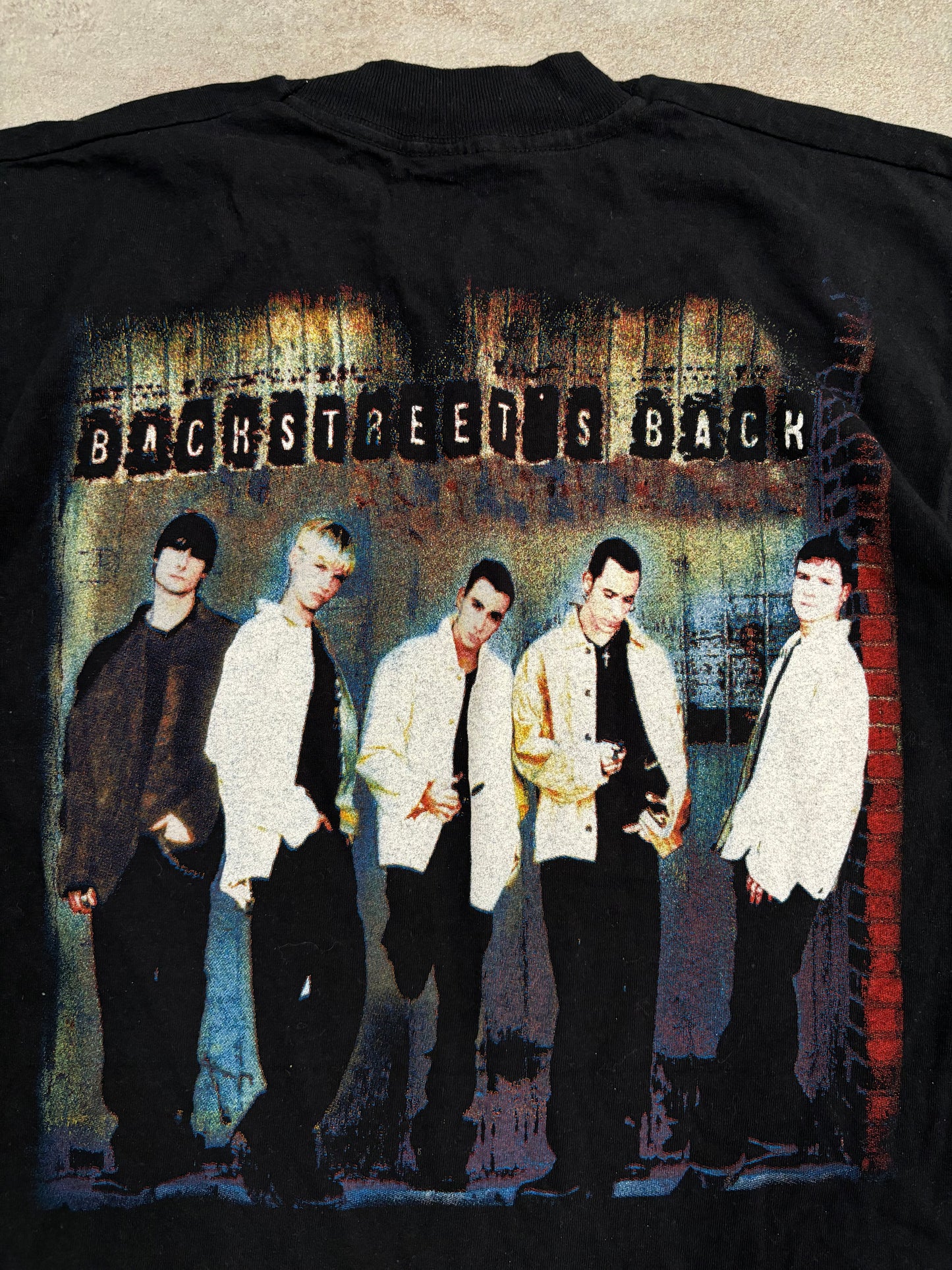 Camiseta Full Print Backstreet Boys Single Stitch 90s Vintage - M